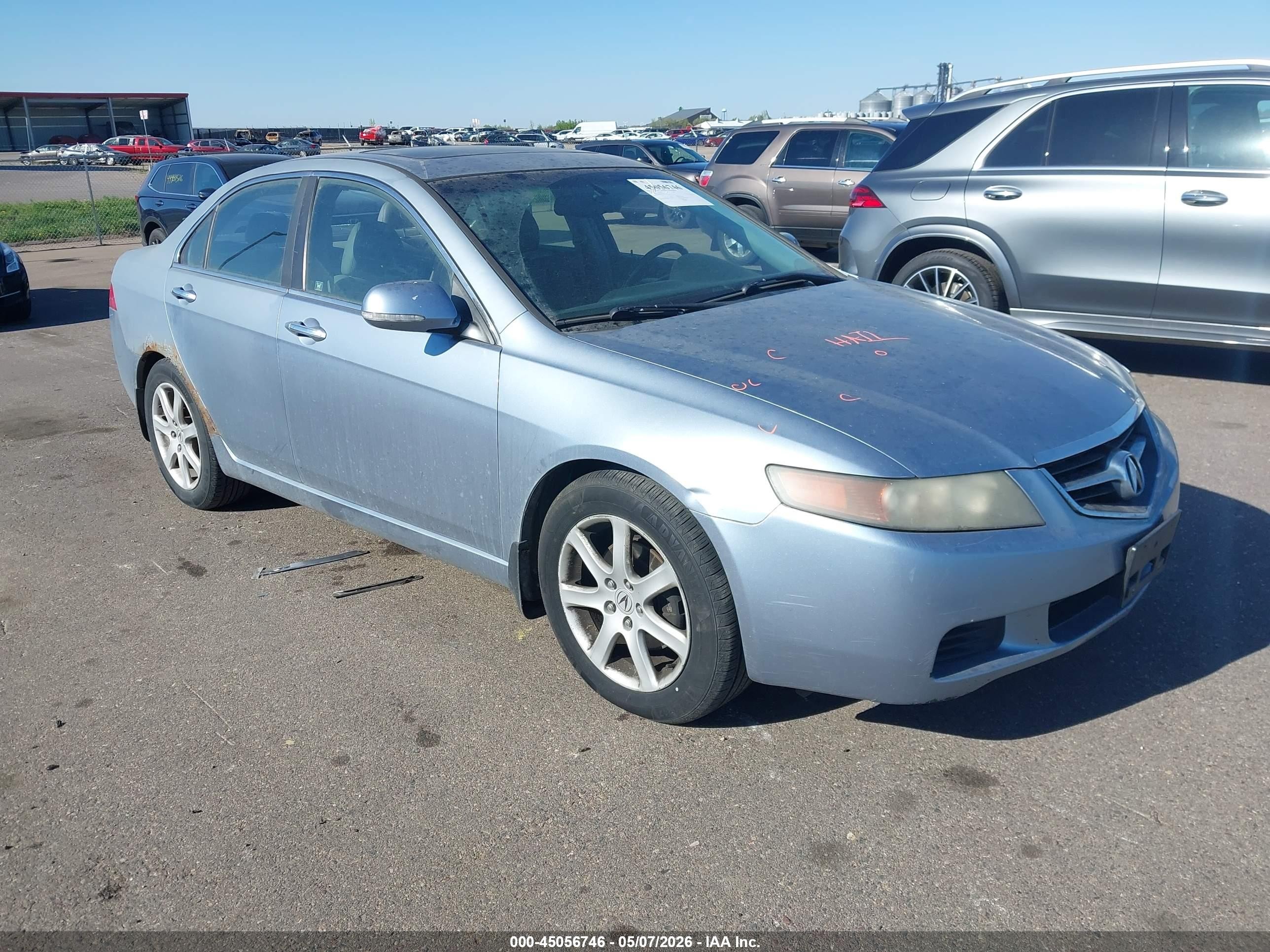 2004 Acura Tsx   Silver vin: JH4CL969x4C007930