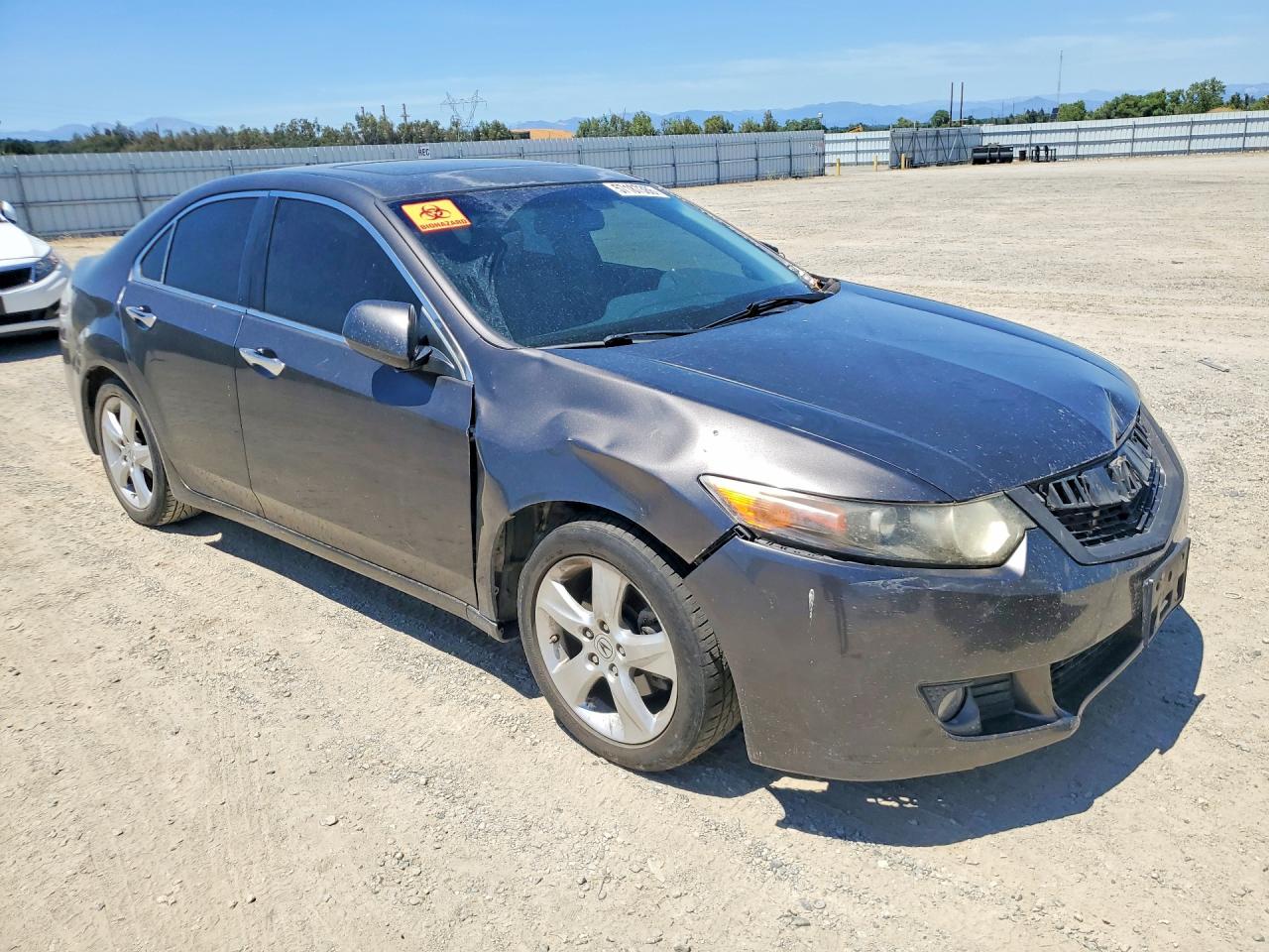 2009 Acura Tsx Gray vin: JH4CU25649C020465
