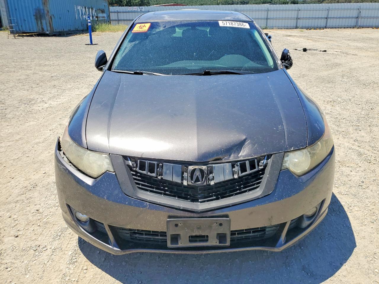 2009 Acura Tsx Gray vin: JH4CU25649C020465