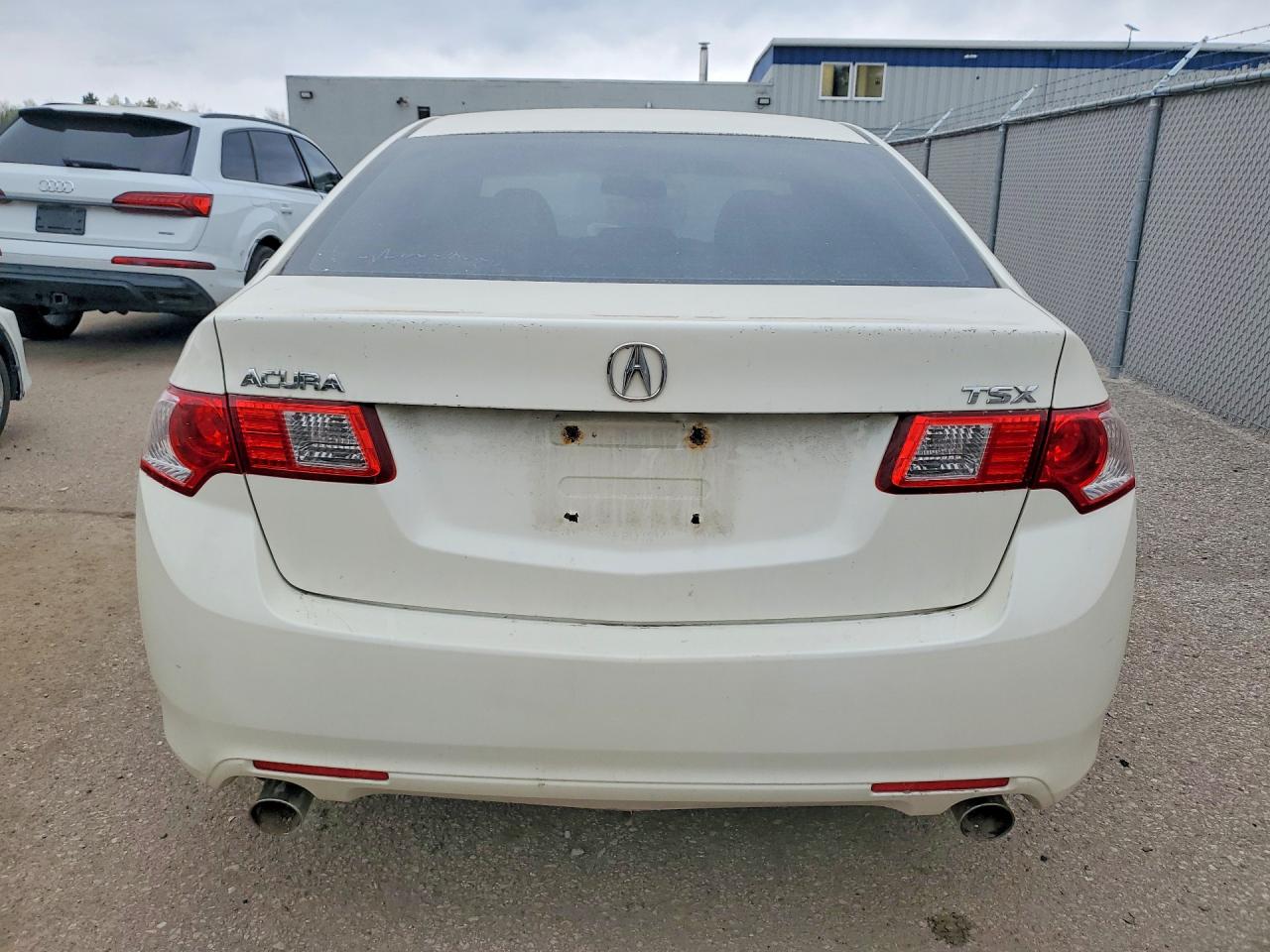 2009 Acura Tsx White vin: JH4CU26419C803188