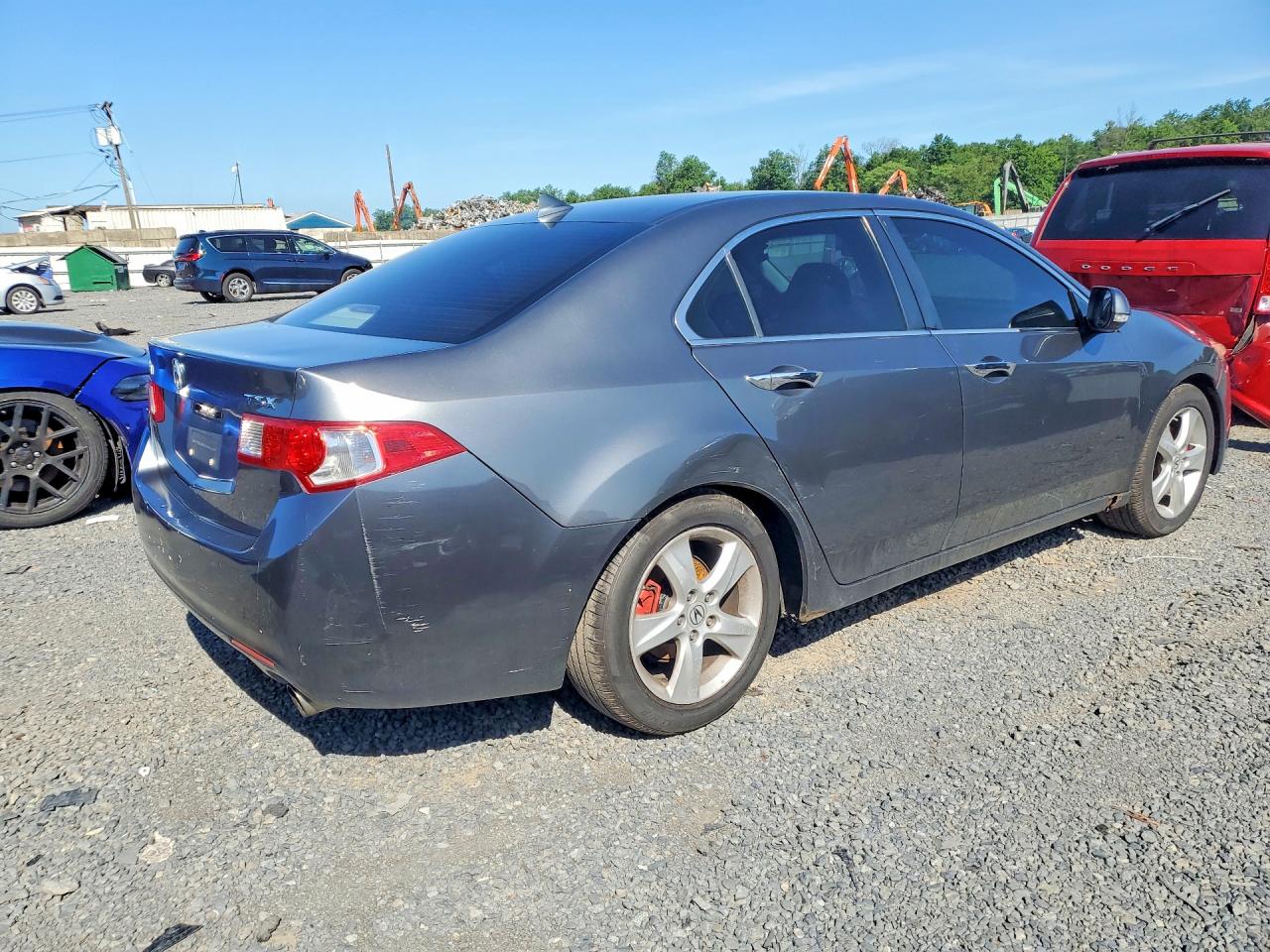2009 Acura Tsx Gray vin: JH4CU26609C004441