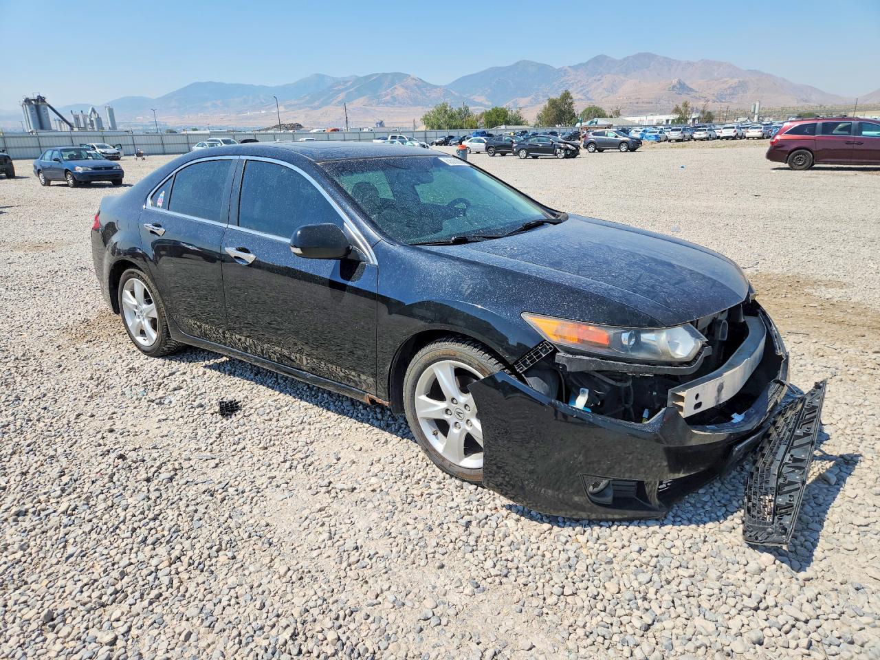 2009 Acura Tsx Black vin: JH4CU26609C010692