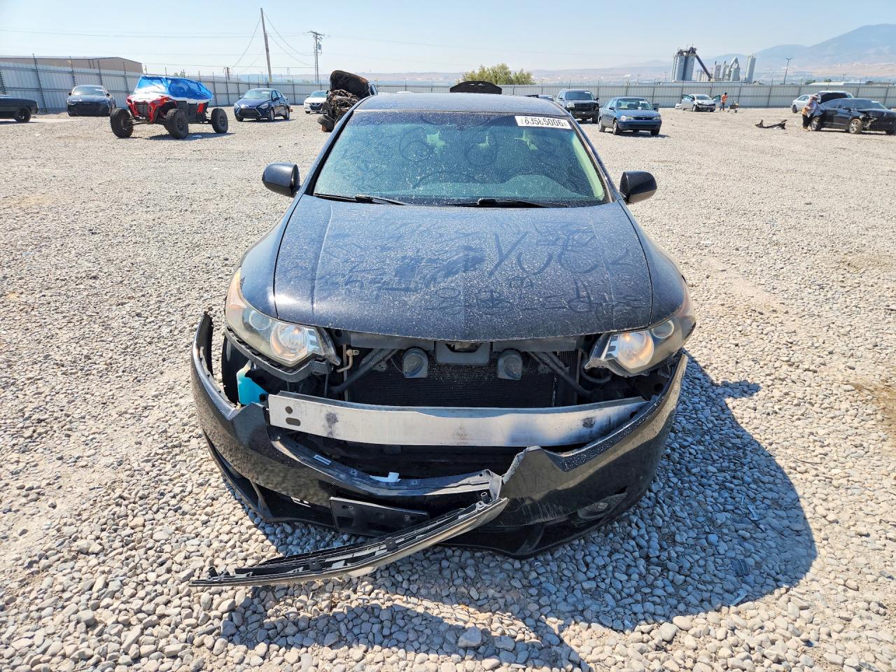 2009 Acura Tsx Black vin: JH4CU26609C010692