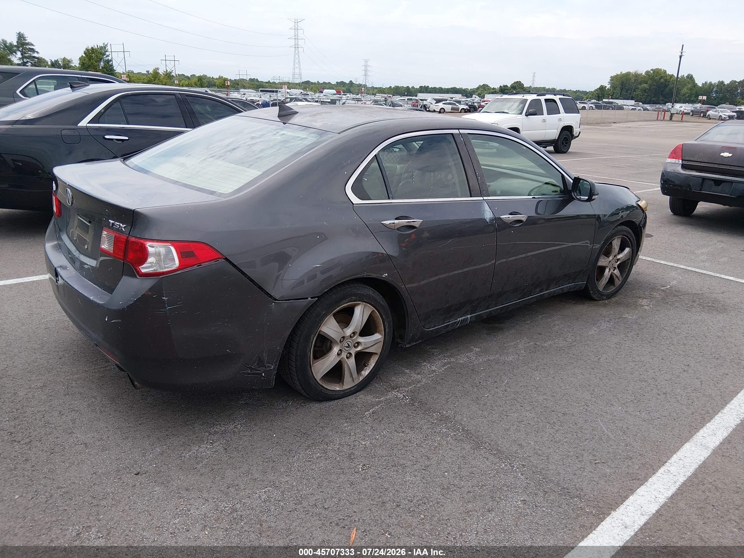 2009 Acura Tsx   Black vin: JH4CU26609C011714