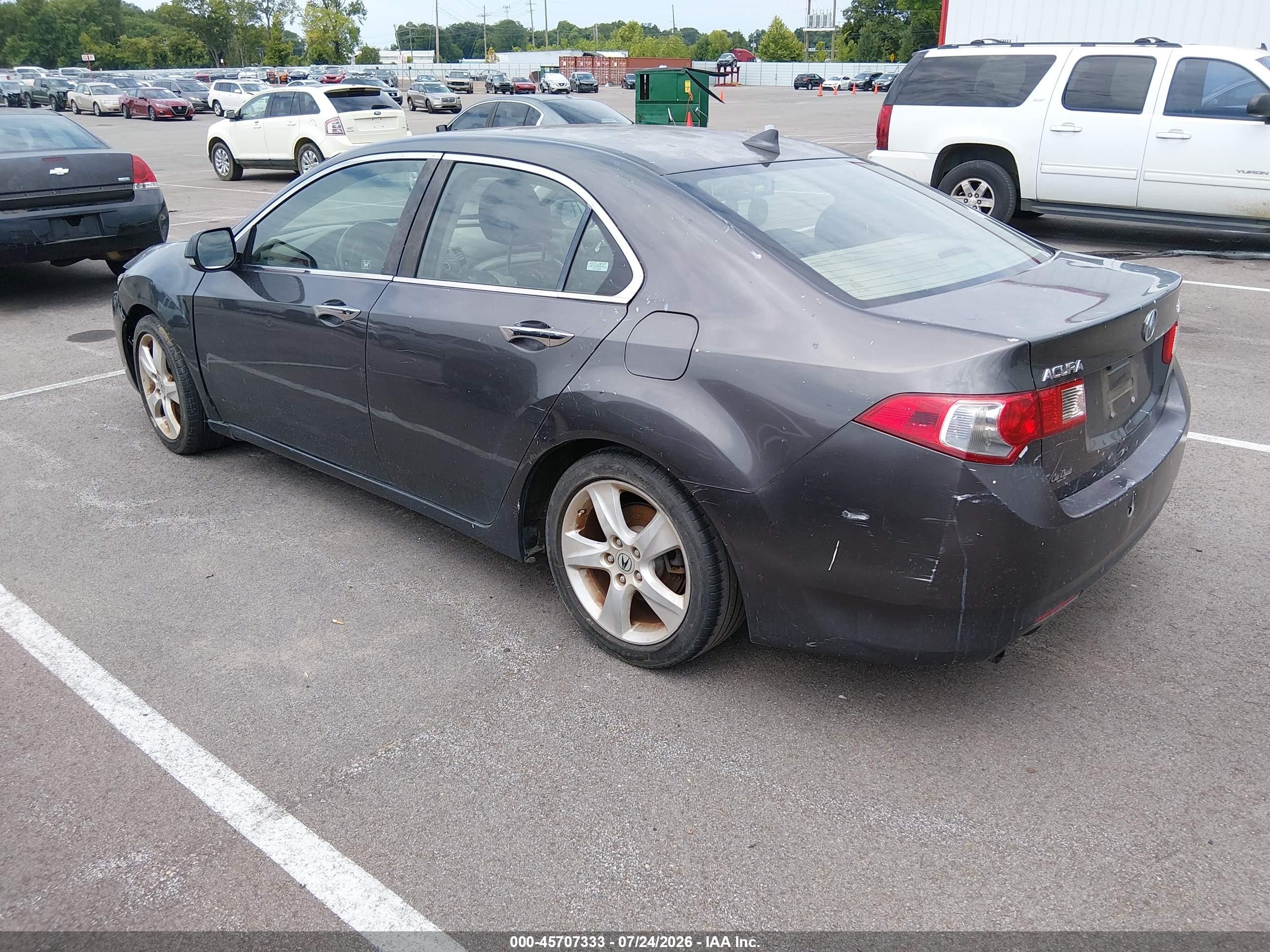 2009 Acura Tsx   Black vin: JH4CU26609C011714