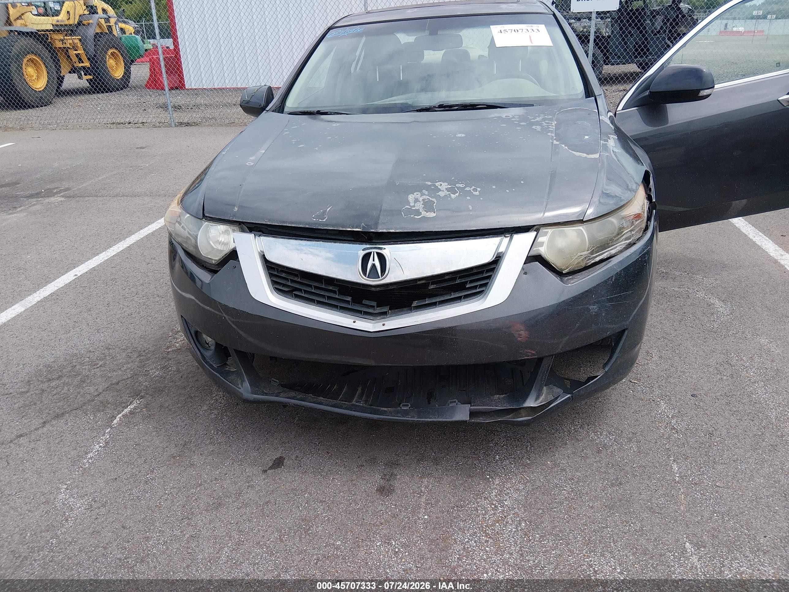 2009 Acura Tsx   Black vin: JH4CU26609C011714