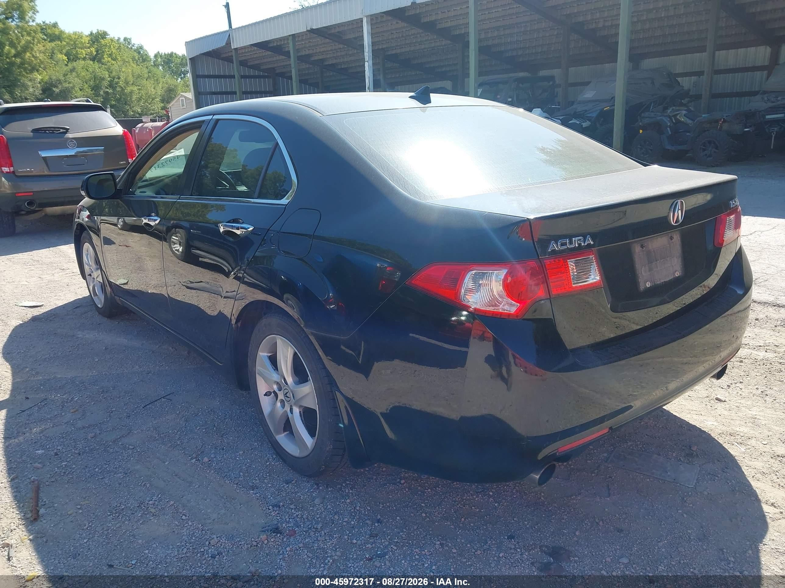 2009 Acura Tsx   Black vin: JH4CU26609C012460