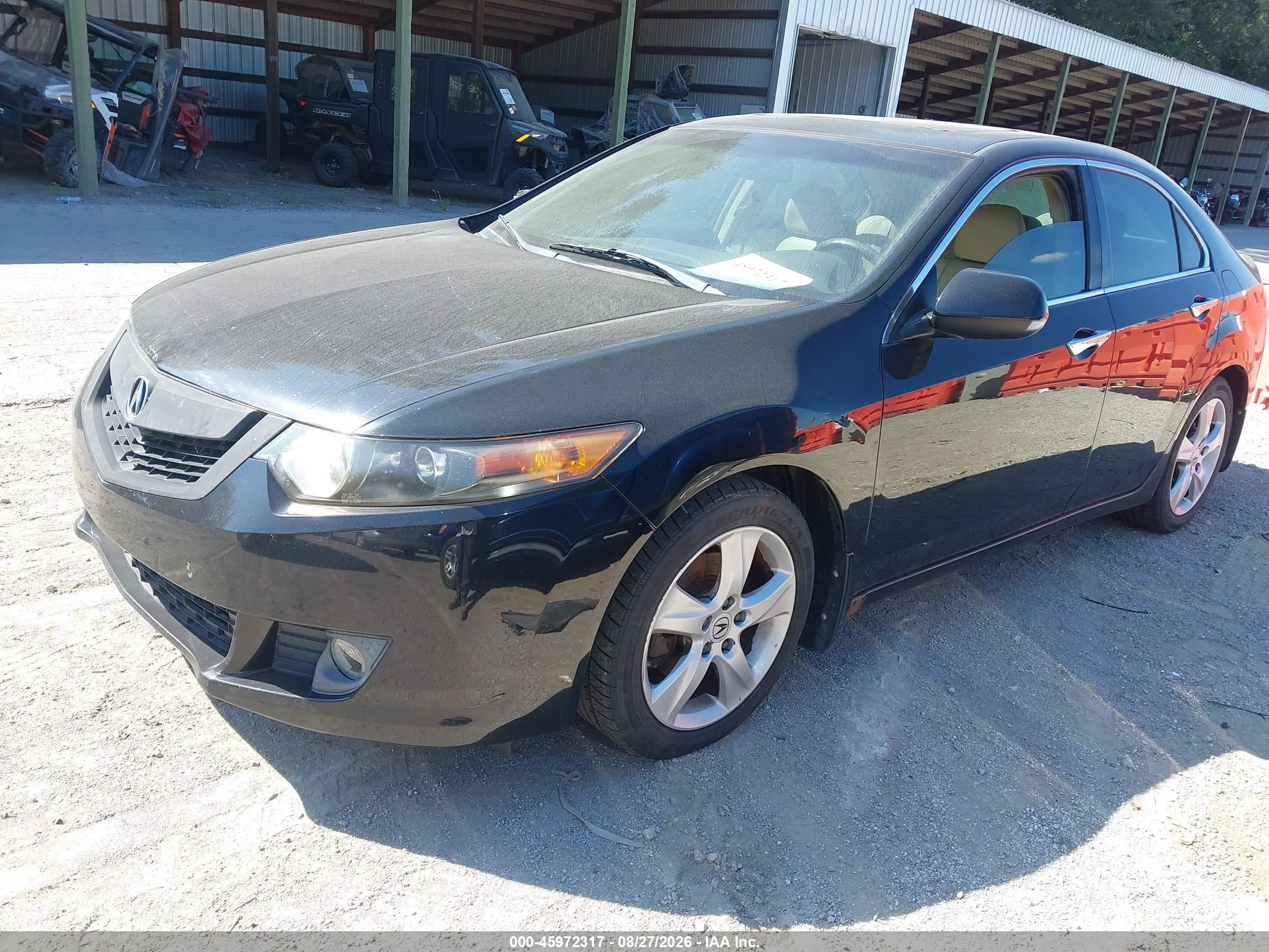 2009 Acura Tsx   Black vin: JH4CU26609C012460