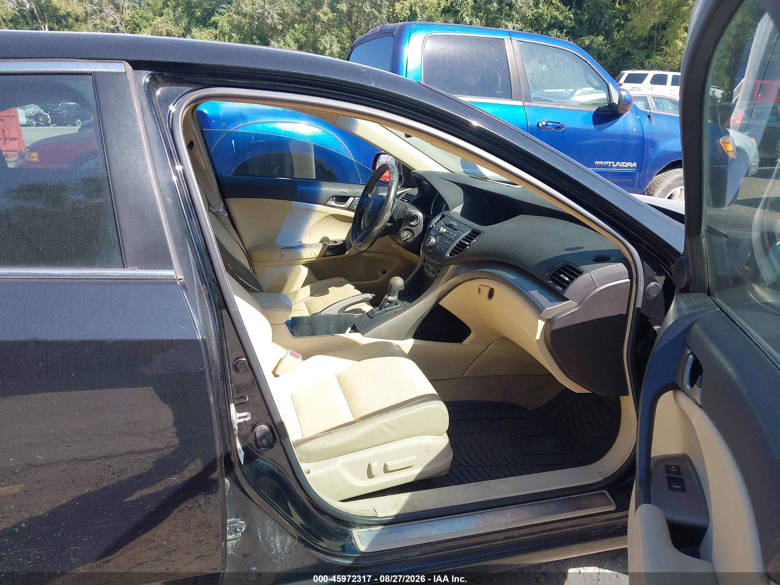 2009 Acura Tsx   Black vin: JH4CU26609C012460