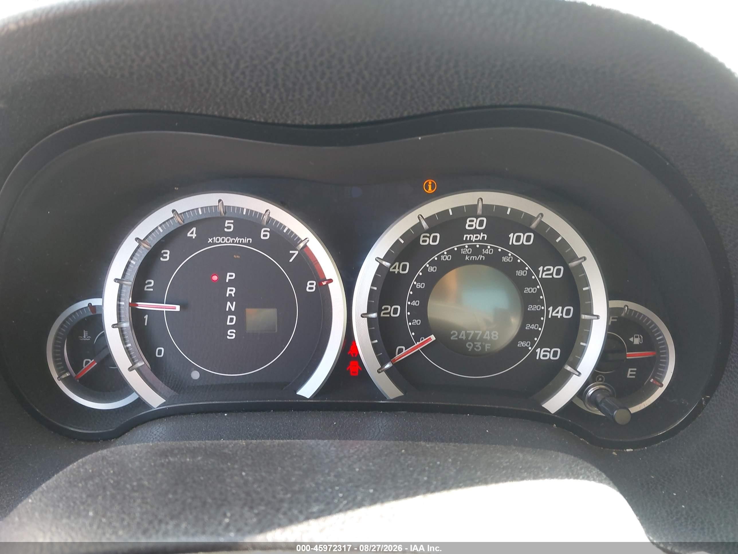 2009 Acura Tsx   Black vin: JH4CU26609C012460