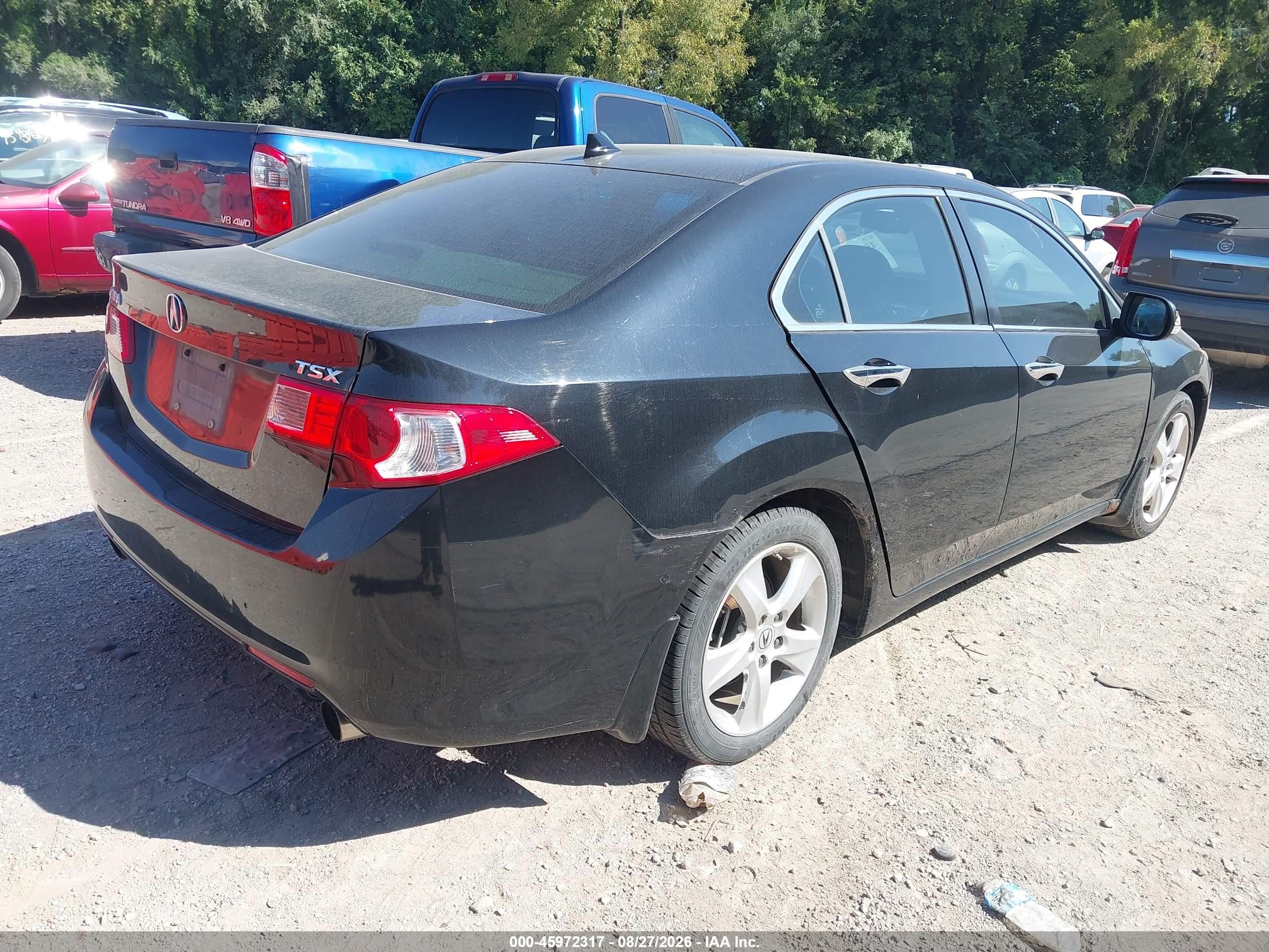 2009 Acura Tsx   Black vin: JH4CU26609C012460
