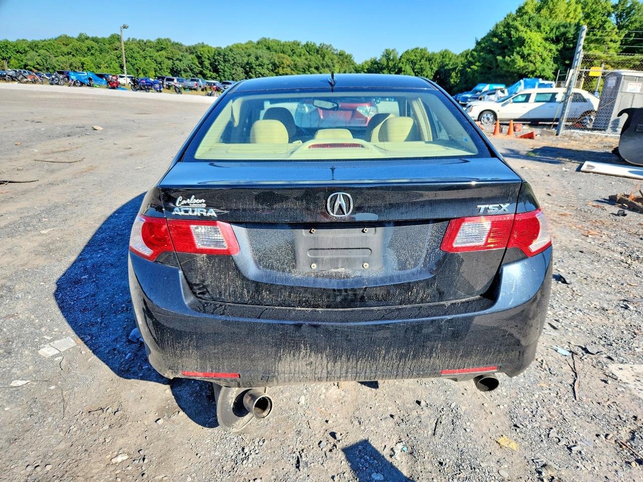 2009 Acura Tsx Black vin: JH4CU26609C013026