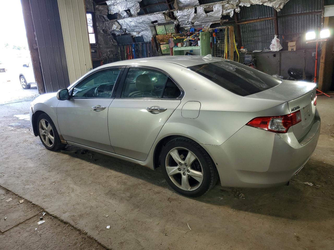 2009 Acura Tsx Silver vin: JH4CU26609C018789