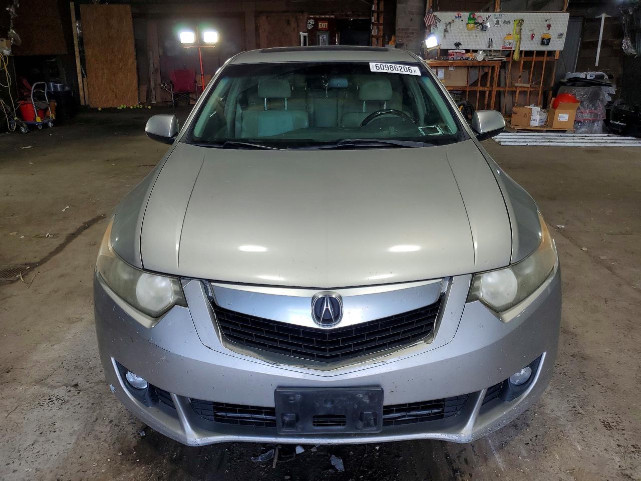 2009 Acura Tsx Silver vin: JH4CU26609C018789