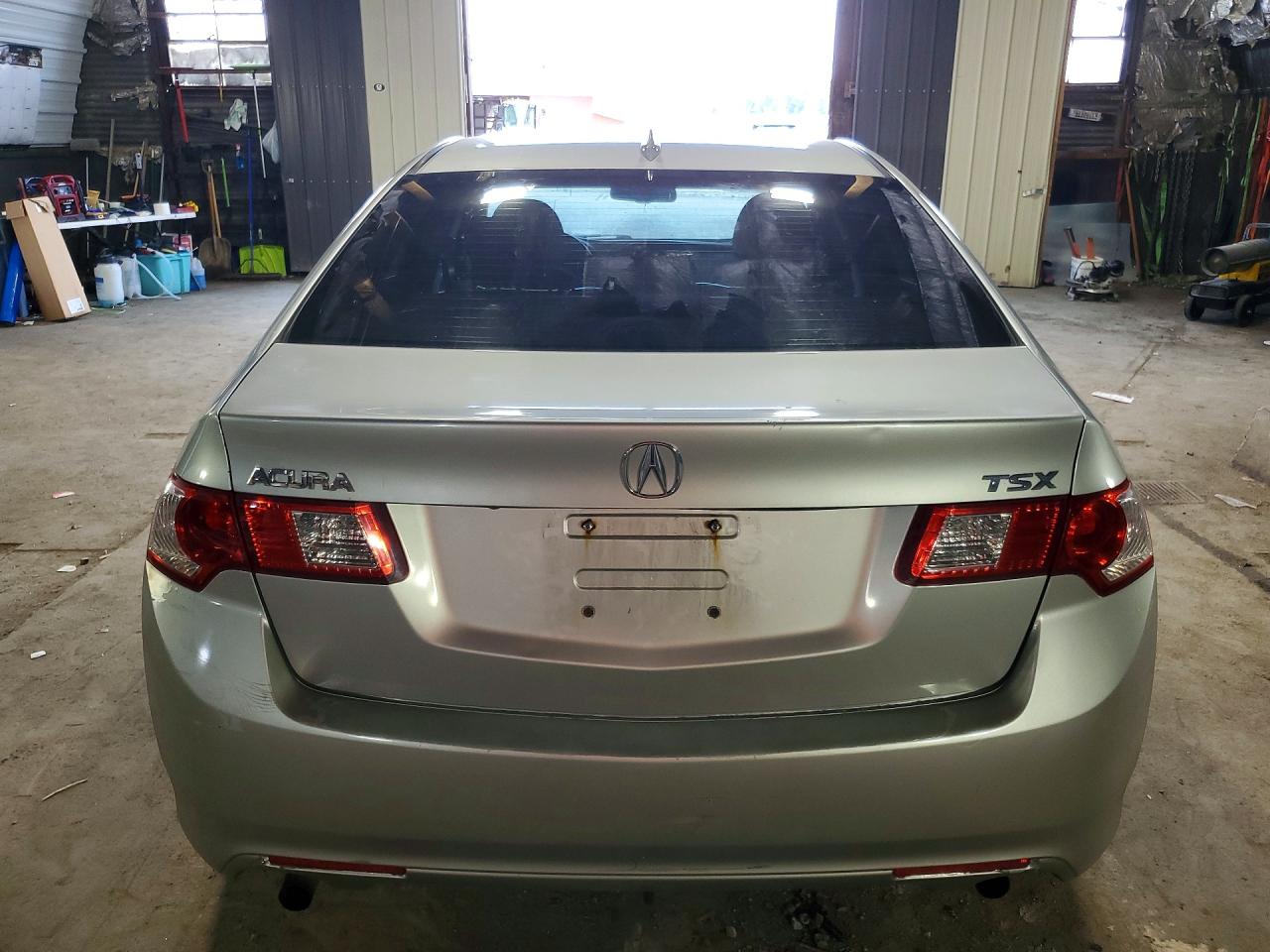 2009 Acura Tsx Silver vin: JH4CU26609C018789