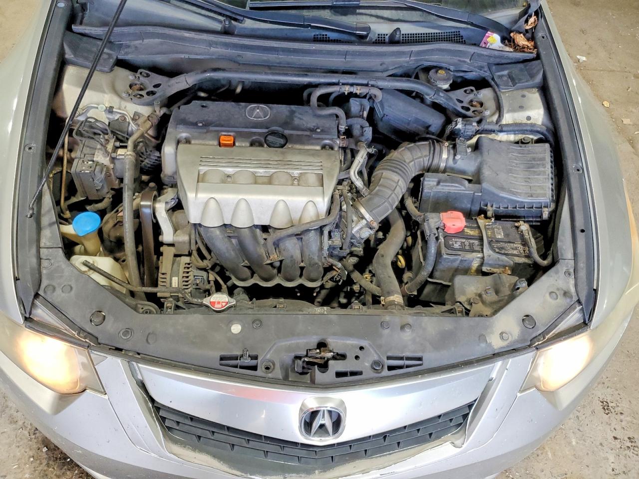 2009 Acura Tsx Silver vin: JH4CU26609C018789