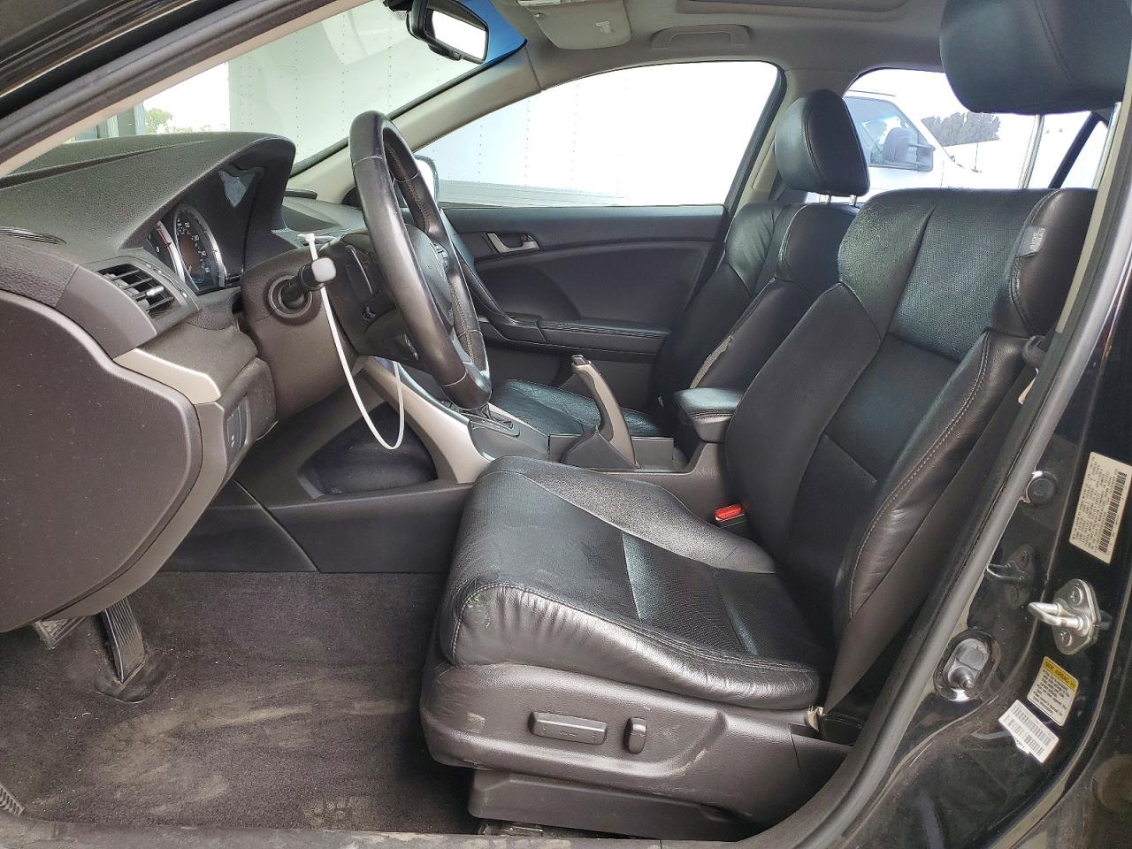 2009 Acura Tsx Черный vin: JH4CU26609C025306