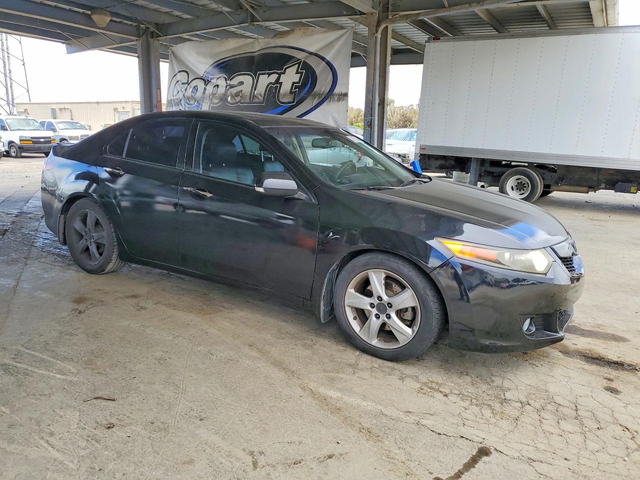 2009 Acura Tsx Черный vin: JH4CU26609C025306