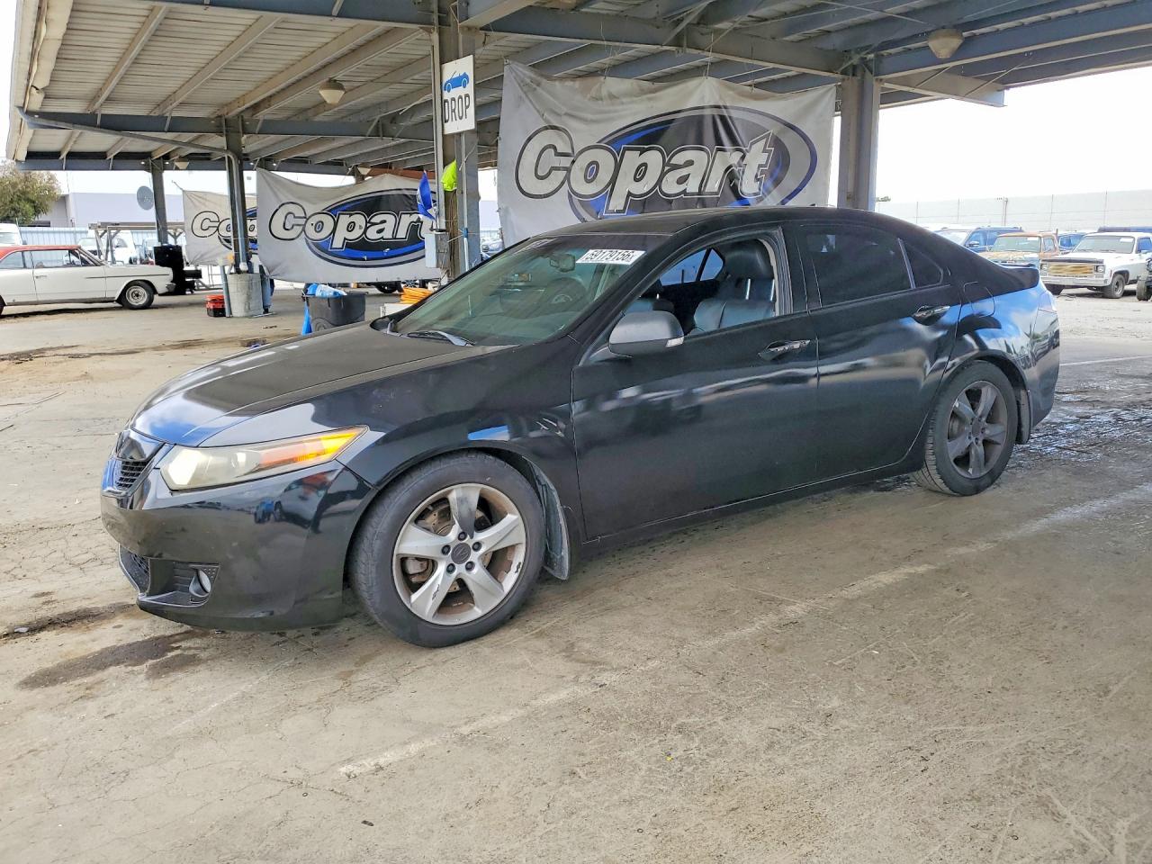 2009 Acura Tsx Черный vin: JH4CU26609C025306