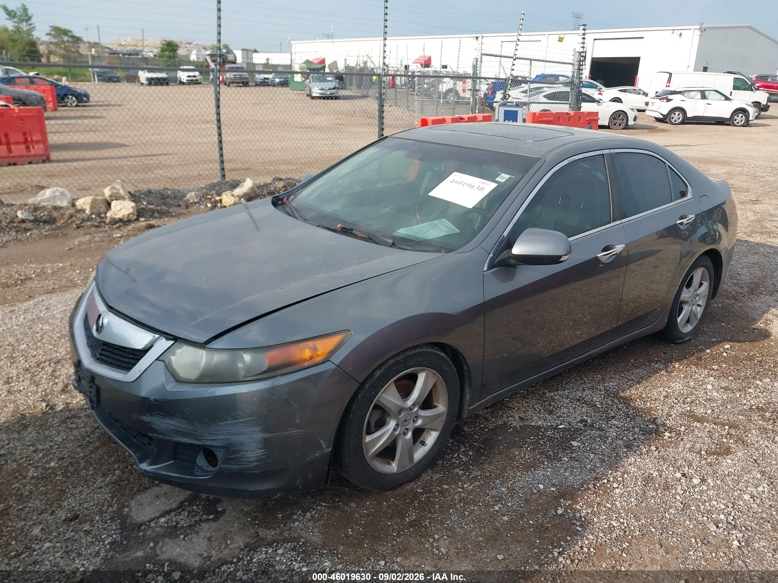 2009 Acura Tsx Серый vin: JH4CU26609C029548