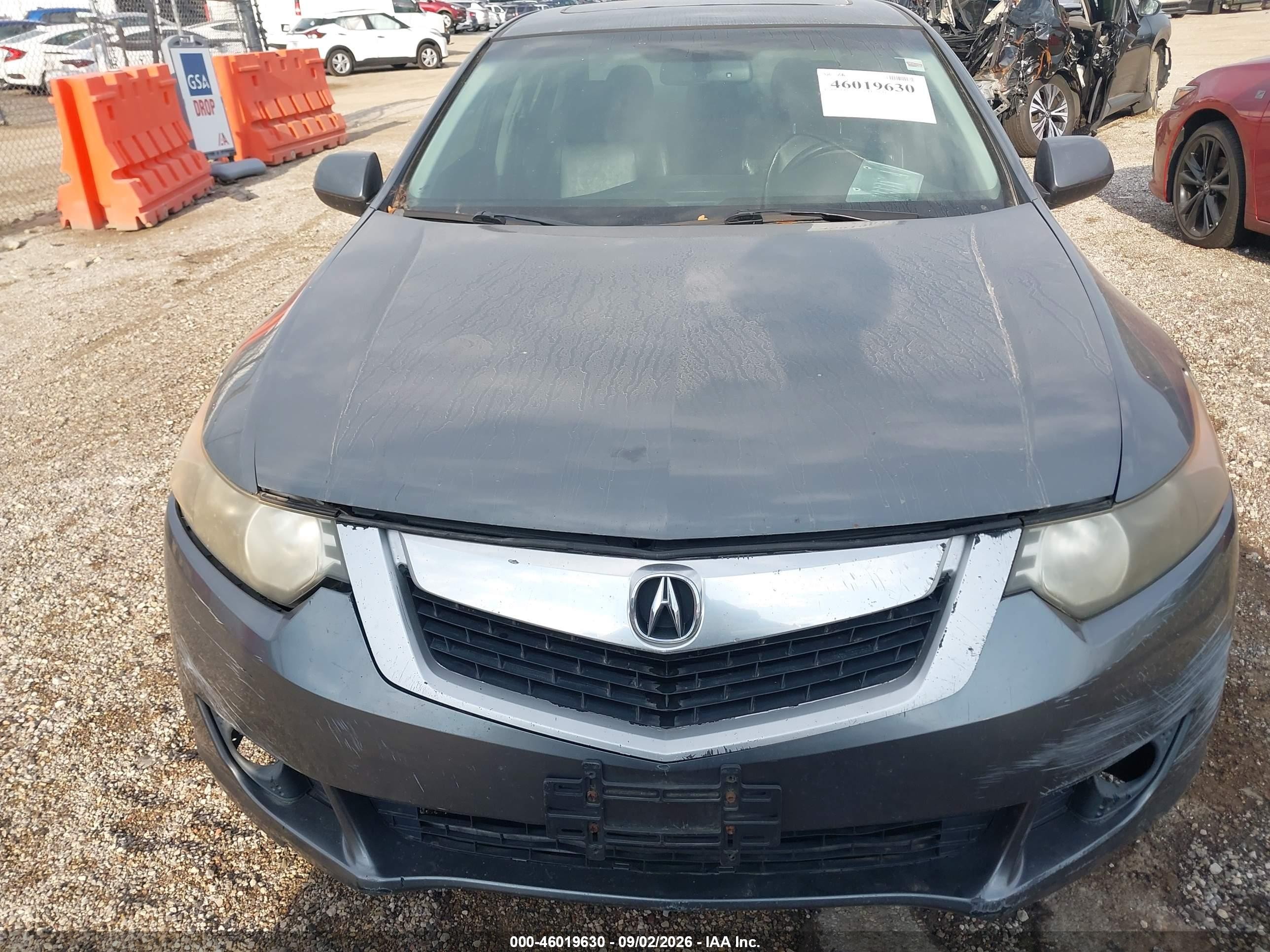 2009 Acura Tsx Серый vin: JH4CU26609C029548