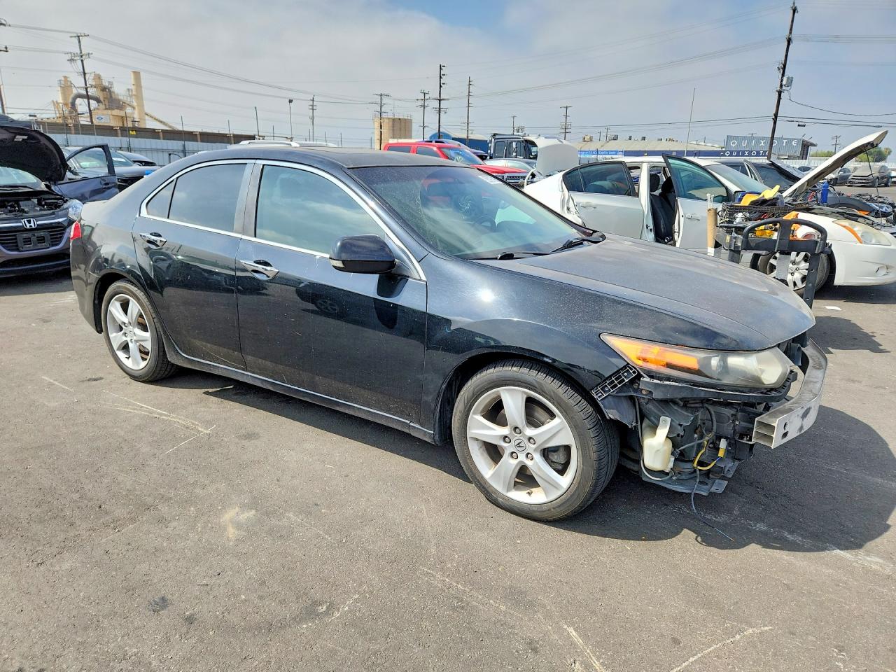 2009 Acura Tsx Black vin: JH4CU26609C030280