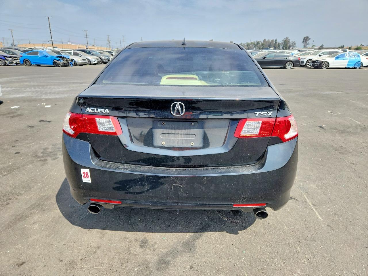 2009 Acura Tsx Black vin: JH4CU26609C030280