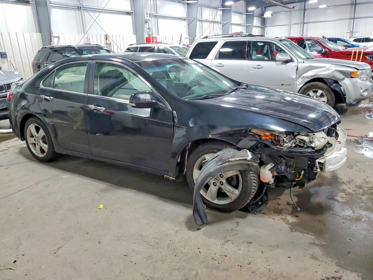 2009 Acura Tsx Black vin: JH4CU26619C004013
