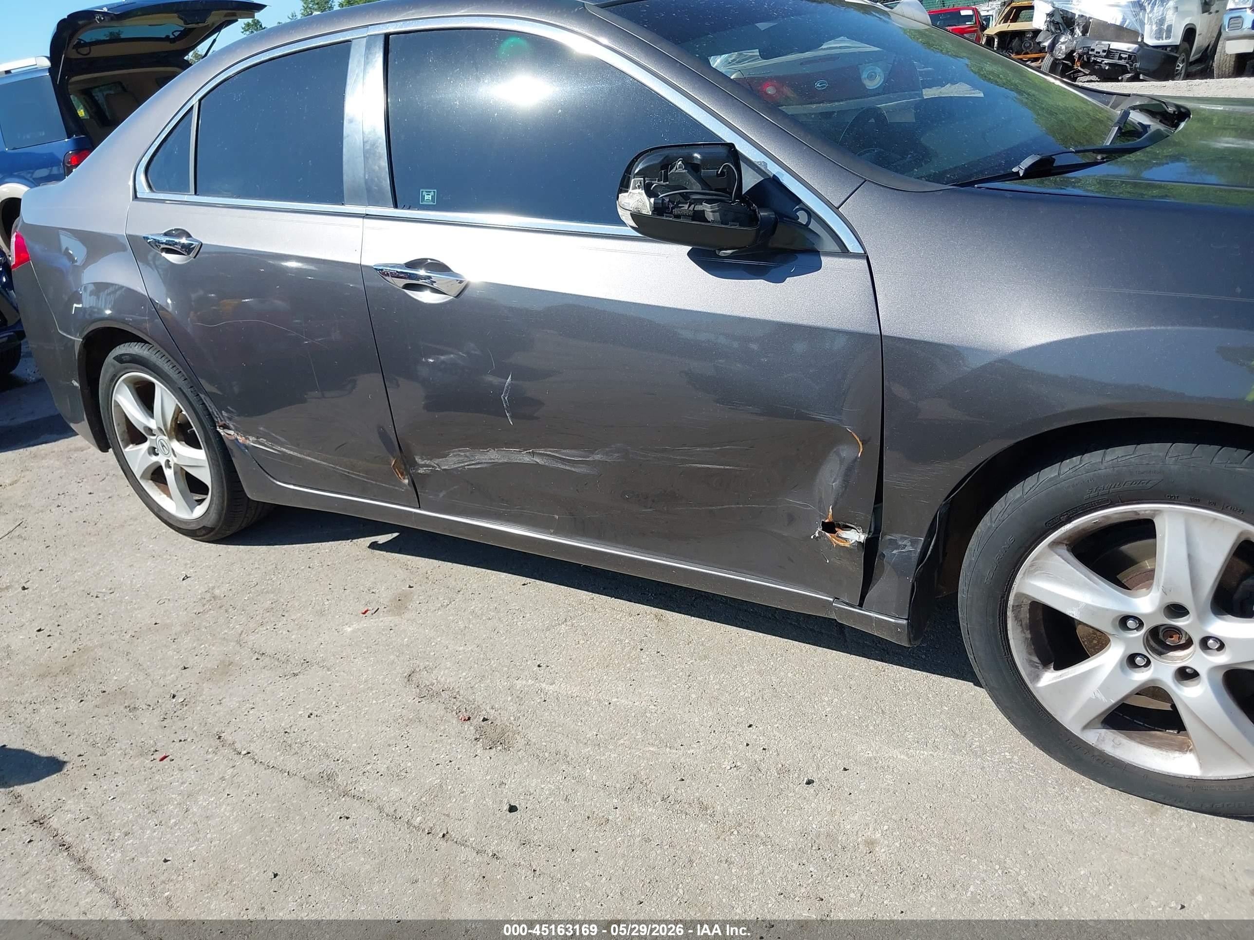 2009 Acura Tsx   Серый vin: JH4CU26619C017263