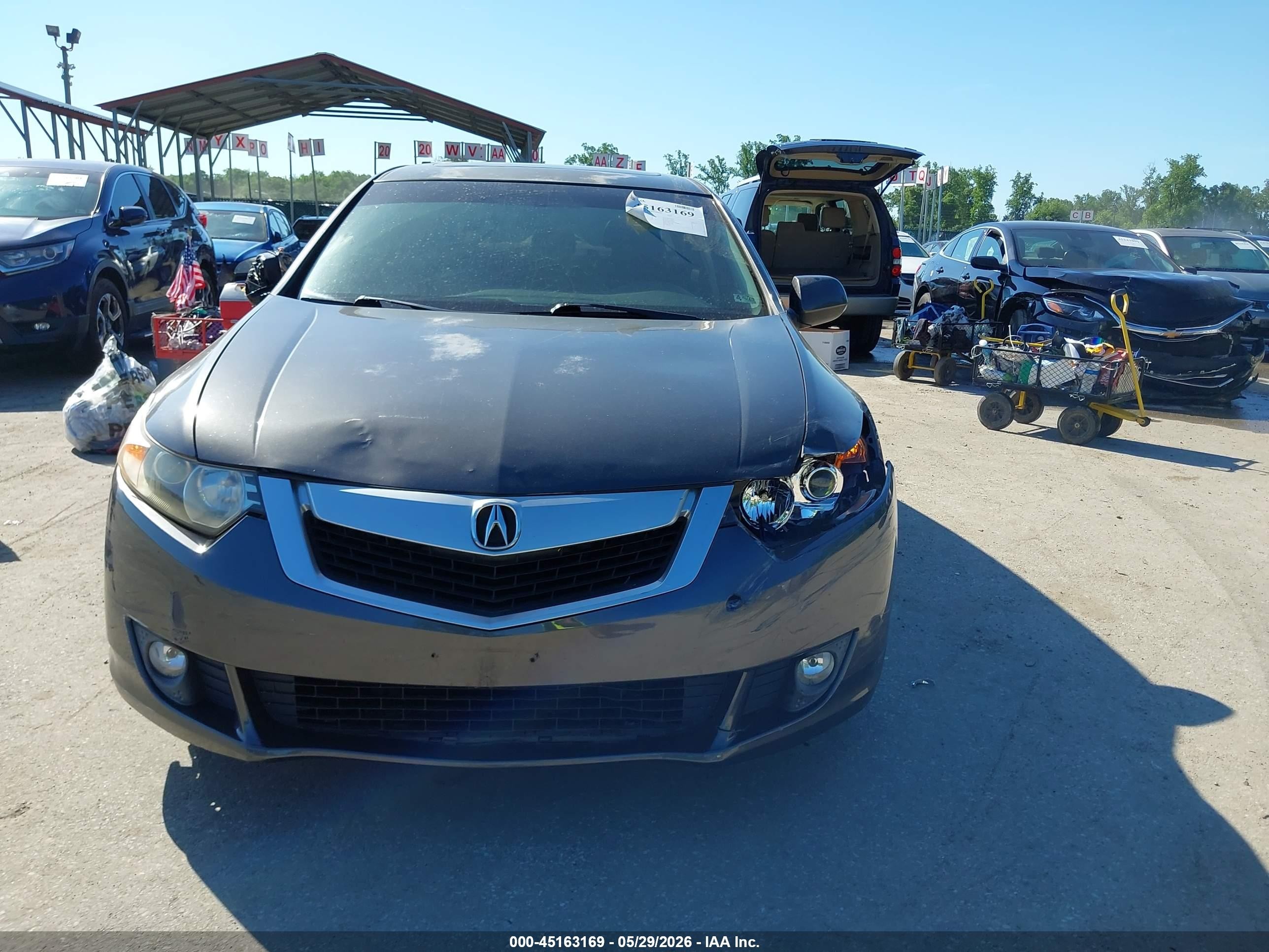 2009 Acura Tsx   Серый vin: JH4CU26619C017263