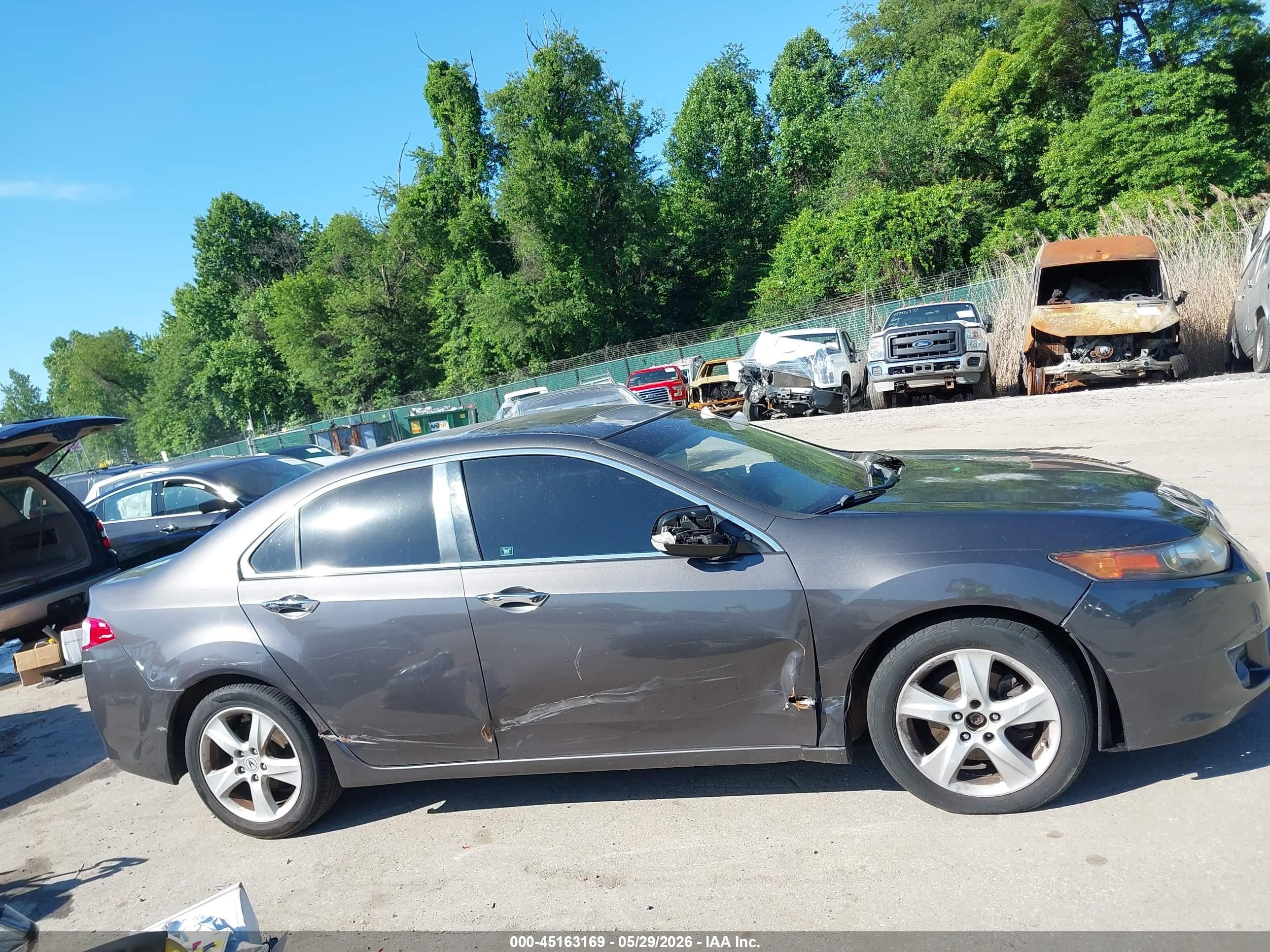2009 Acura Tsx   Серый vin: JH4CU26619C017263