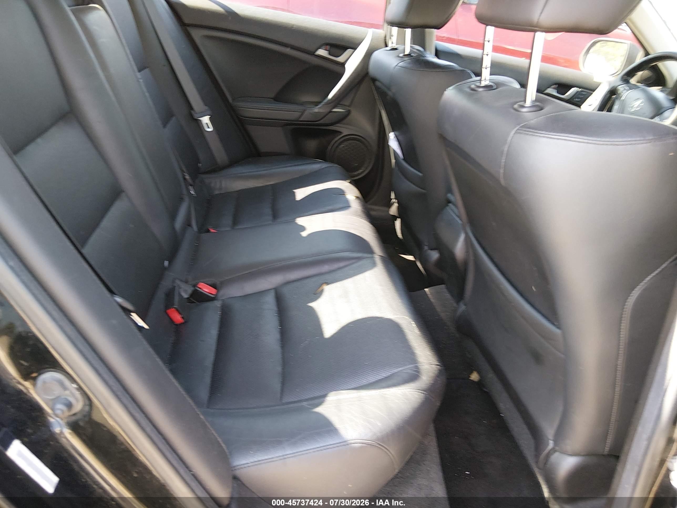 2009 Acura Tsx   Black vin: JH4CU26619C019143