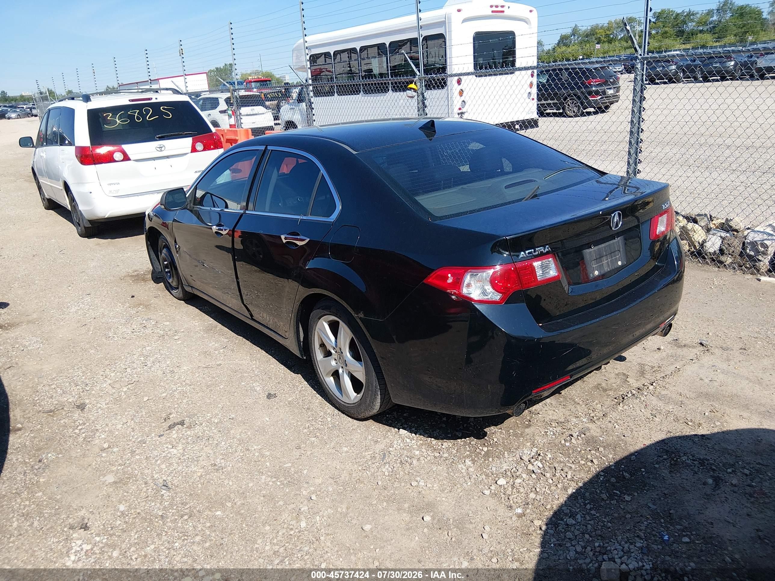 2009 Acura Tsx   Black vin: JH4CU26619C019143