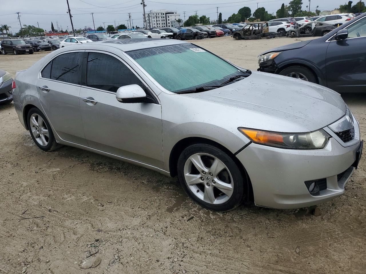 2009 Acura Tsx Silver vin: JH4CU26619C031549