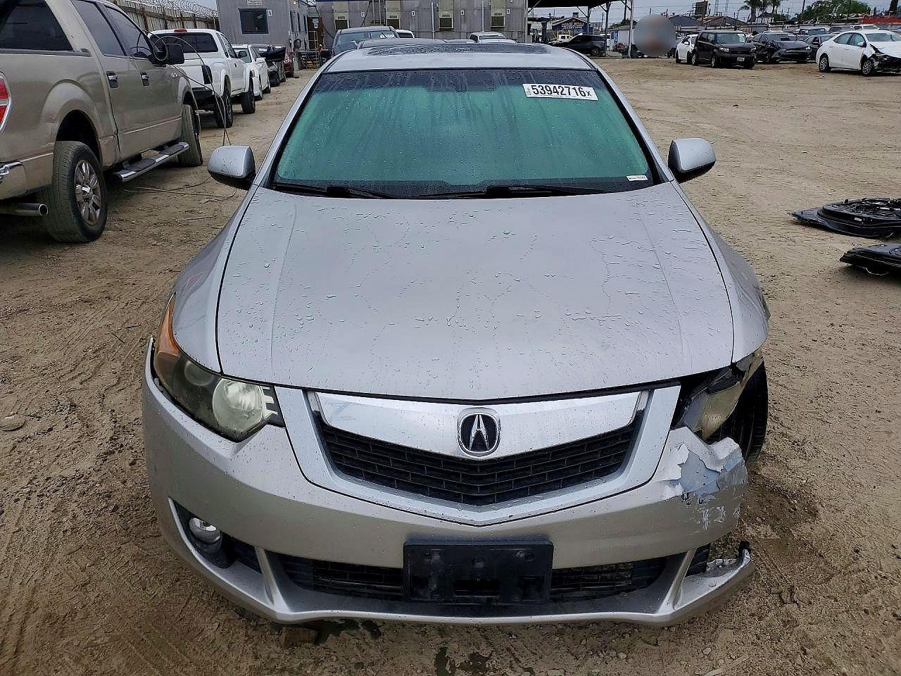2009 Acura Tsx Silver vin: JH4CU26619C031549