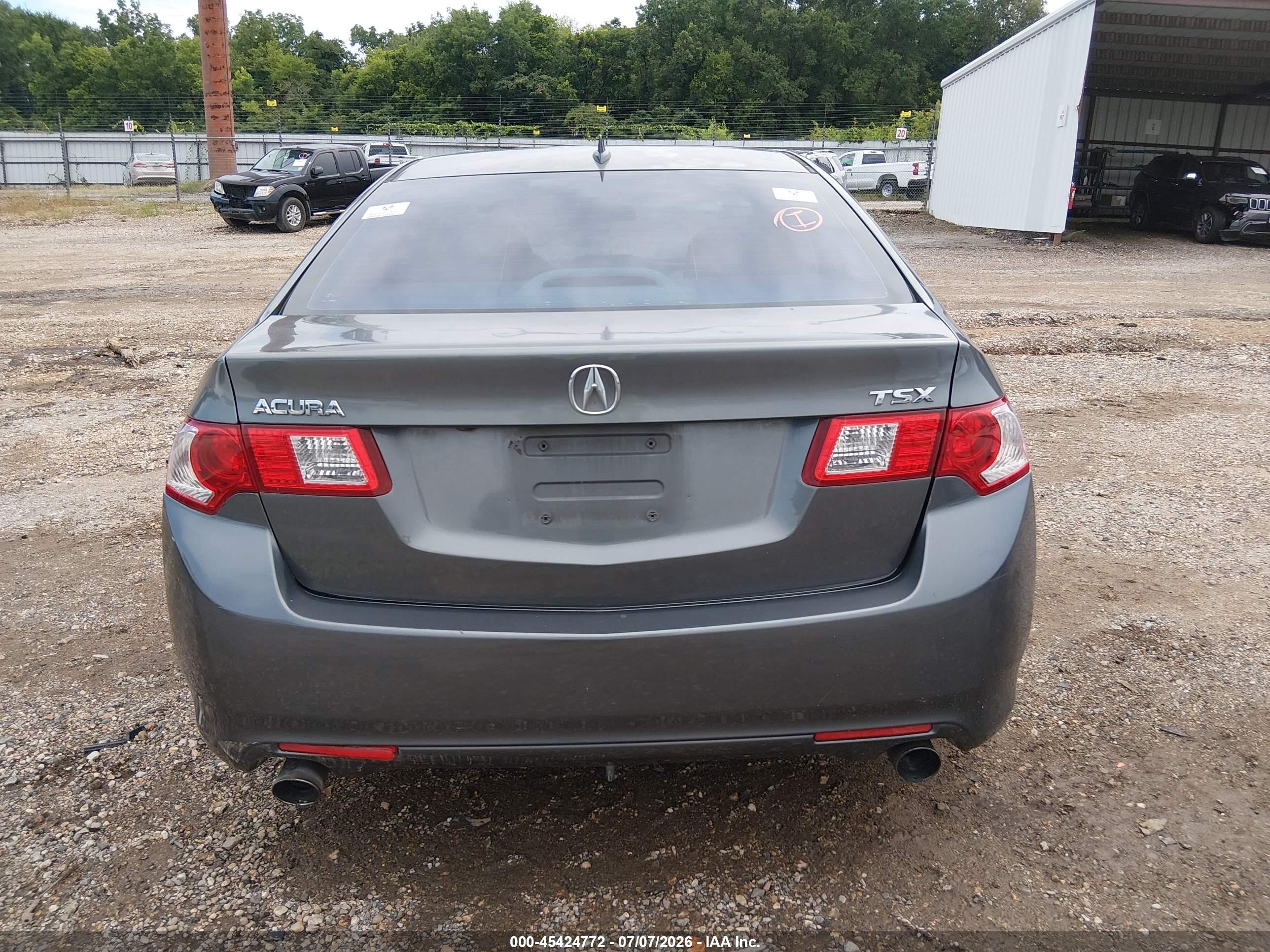 2009 Acura Tsx   Gray vin: JH4CU26619C036413