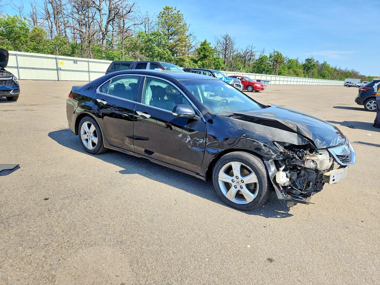 2009 Acura Tsx Black vin: JH4CU26629C003985