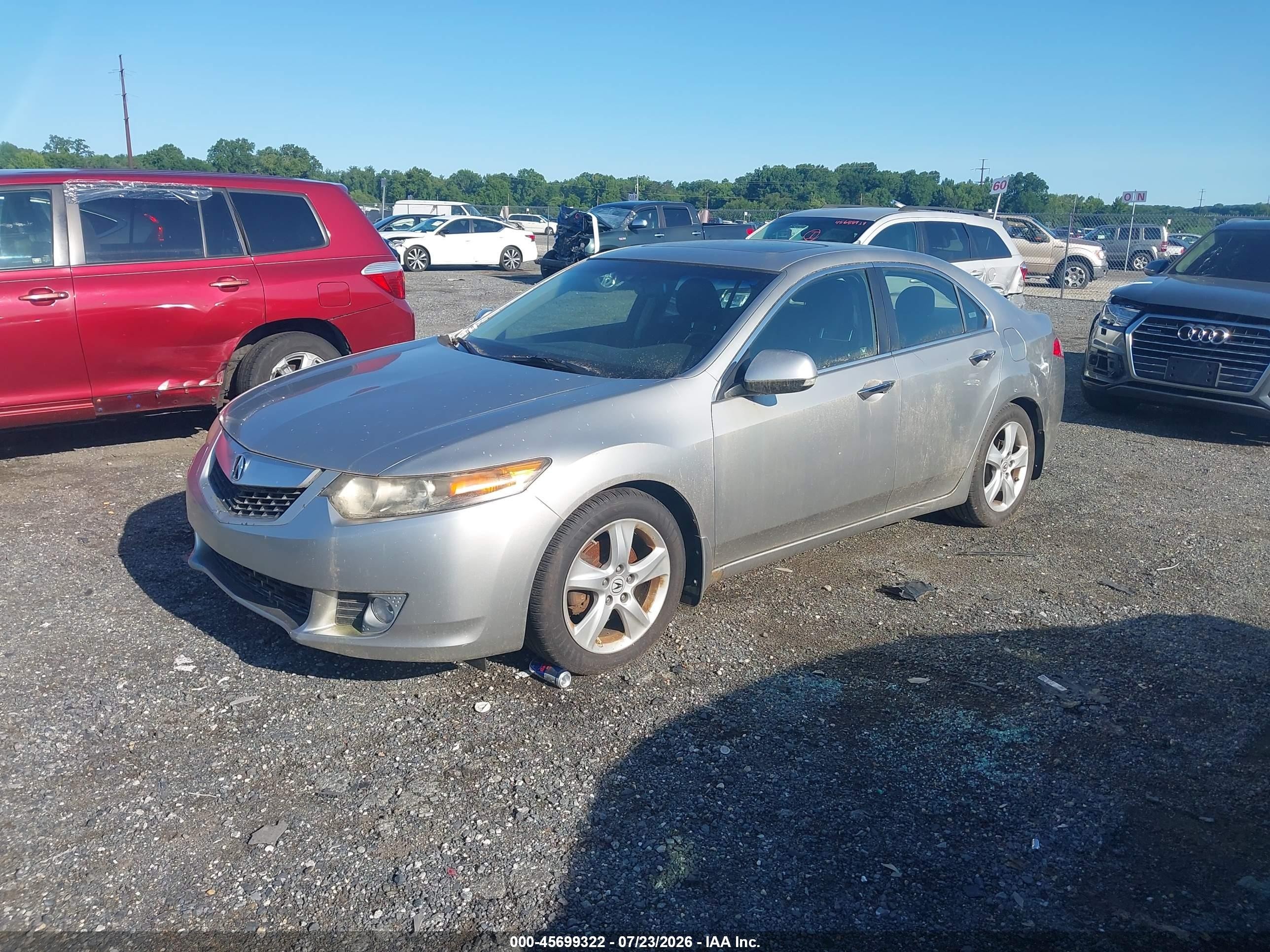 2009 Acura Tsx   Серебряный vin: JH4CU26629C005557