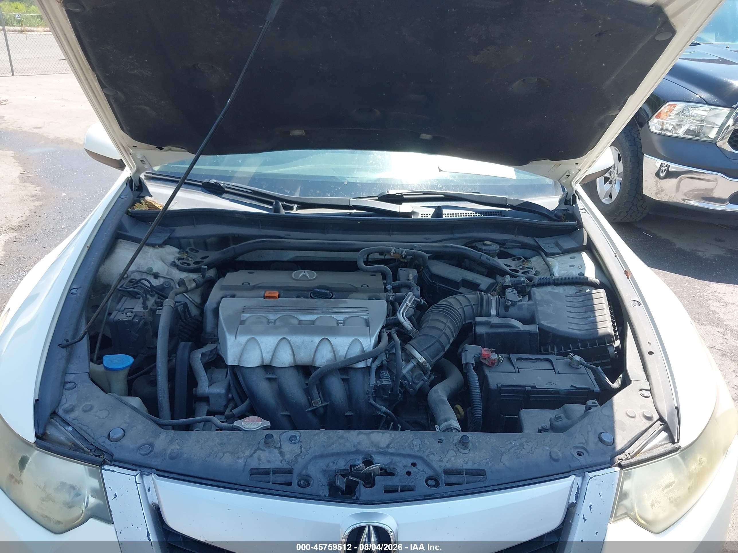 2009 Acura Tsx   White vin: JH4CU26629C013478