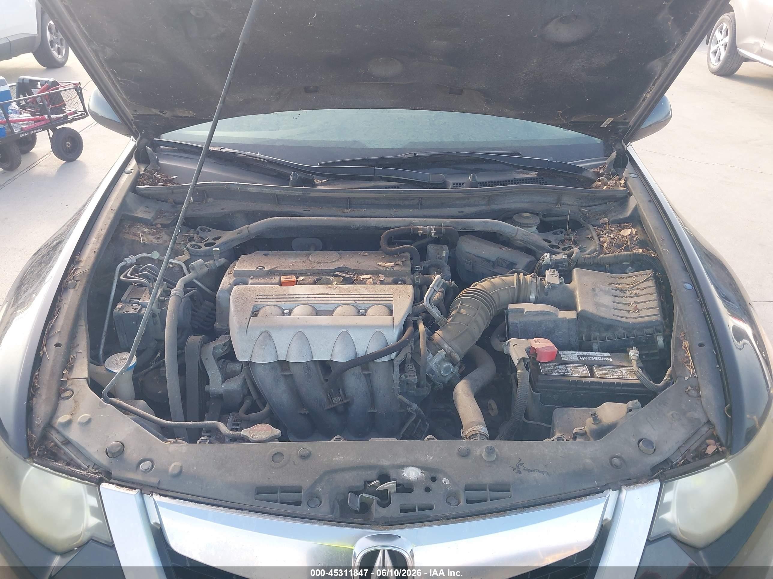 2009 Acura Tsx   Black vin: JH4CU26629C025341