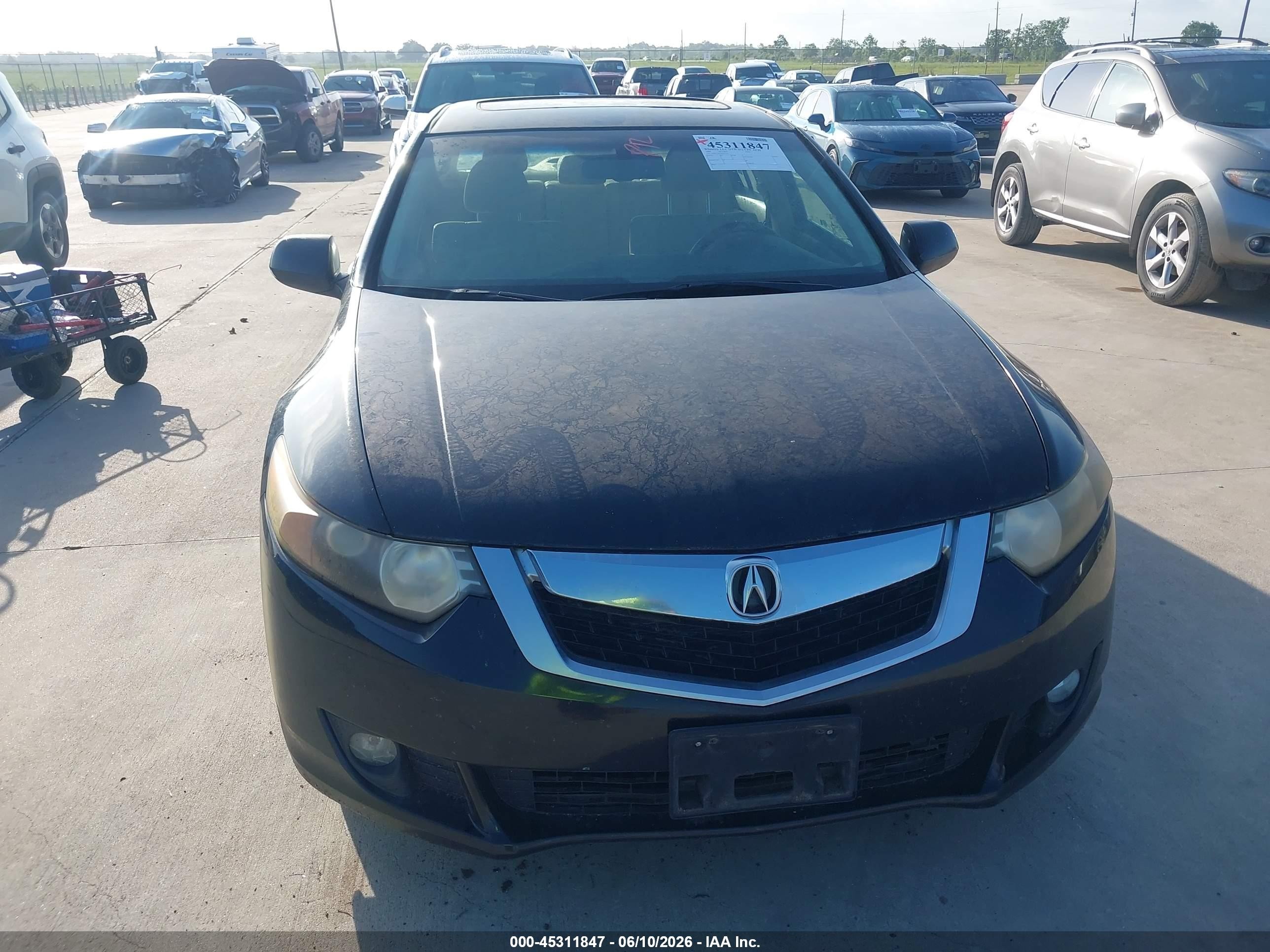 2009 Acura Tsx   Black vin: JH4CU26629C025341