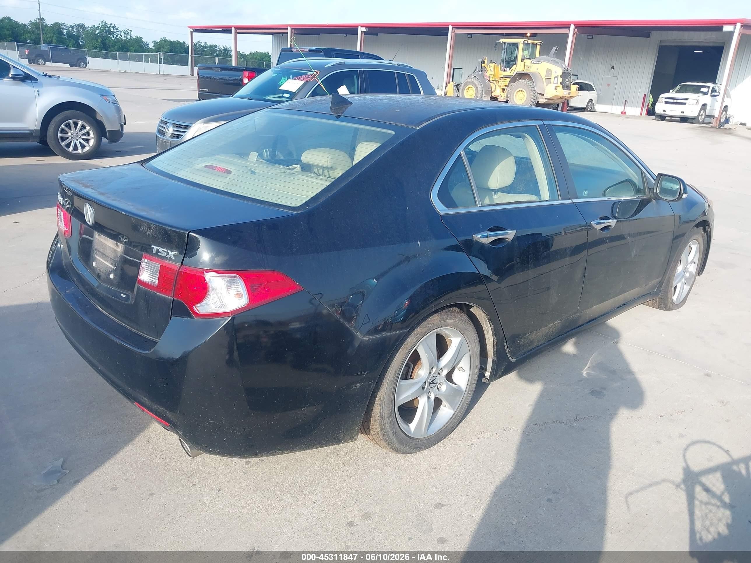 2009 Acura Tsx   Black vin: JH4CU26629C025341