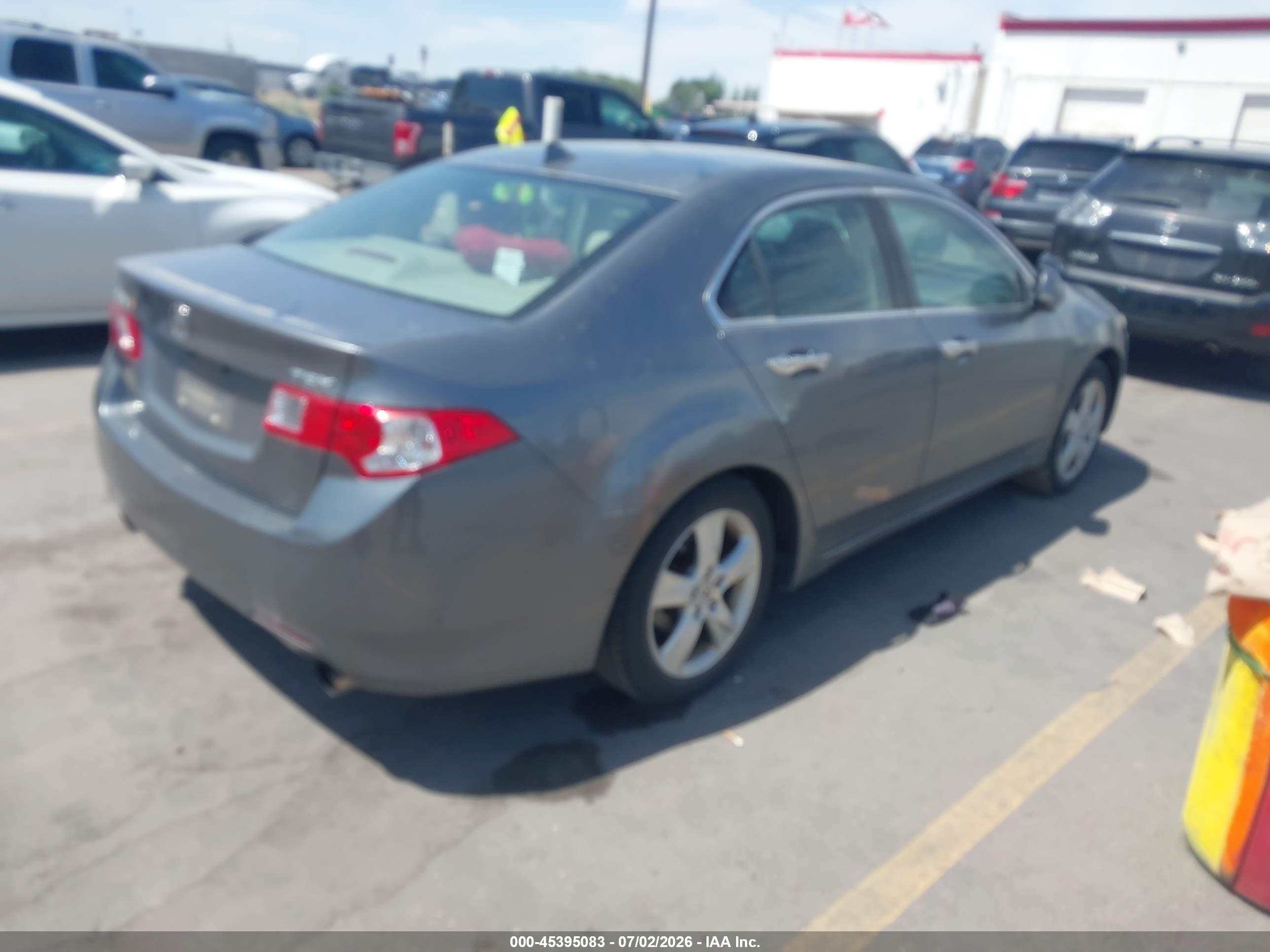 2009 Acura Tsx   Gray vin: JH4CU26629C028014