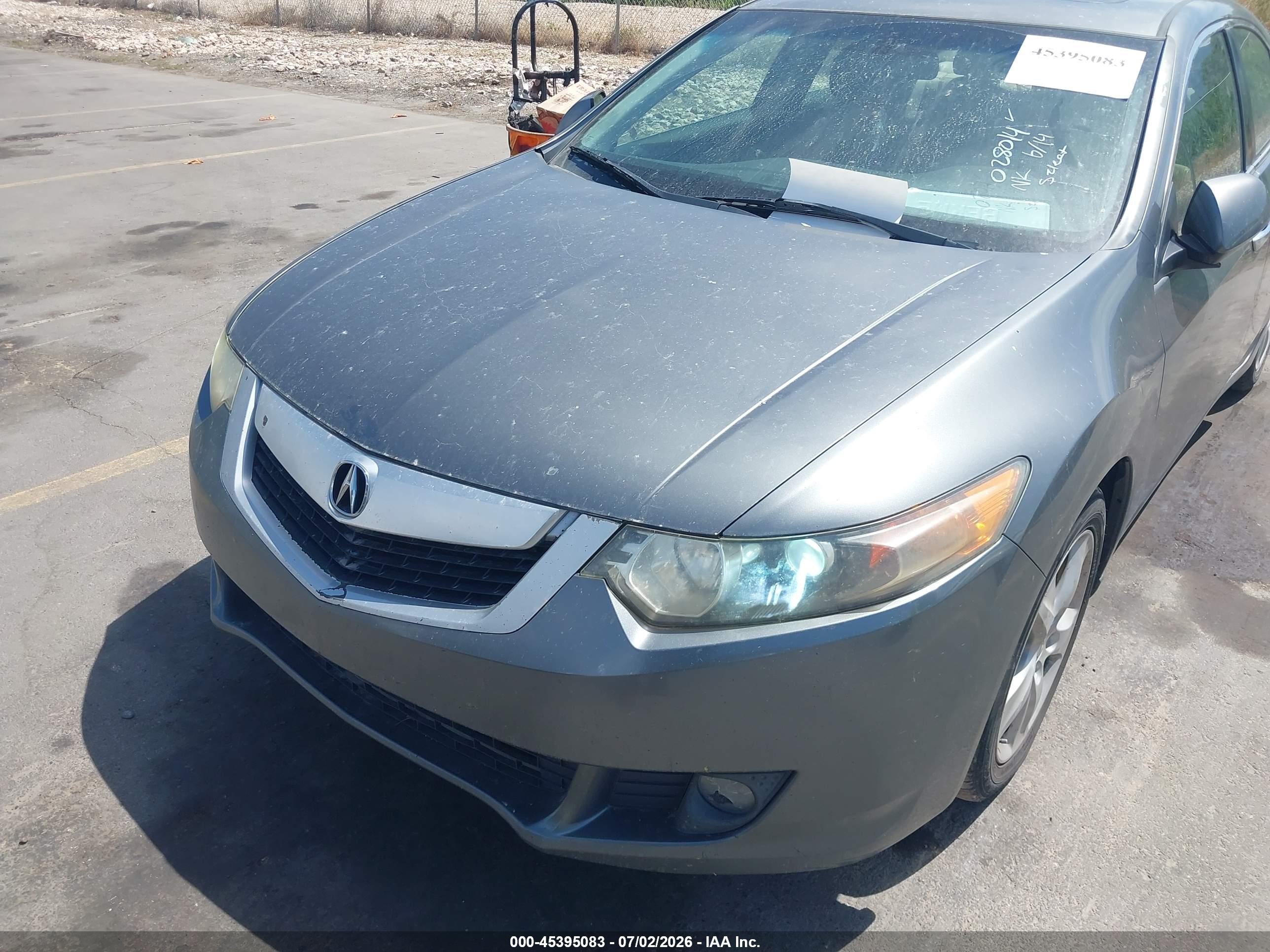2009 Acura Tsx   Gray vin: JH4CU26629C028014