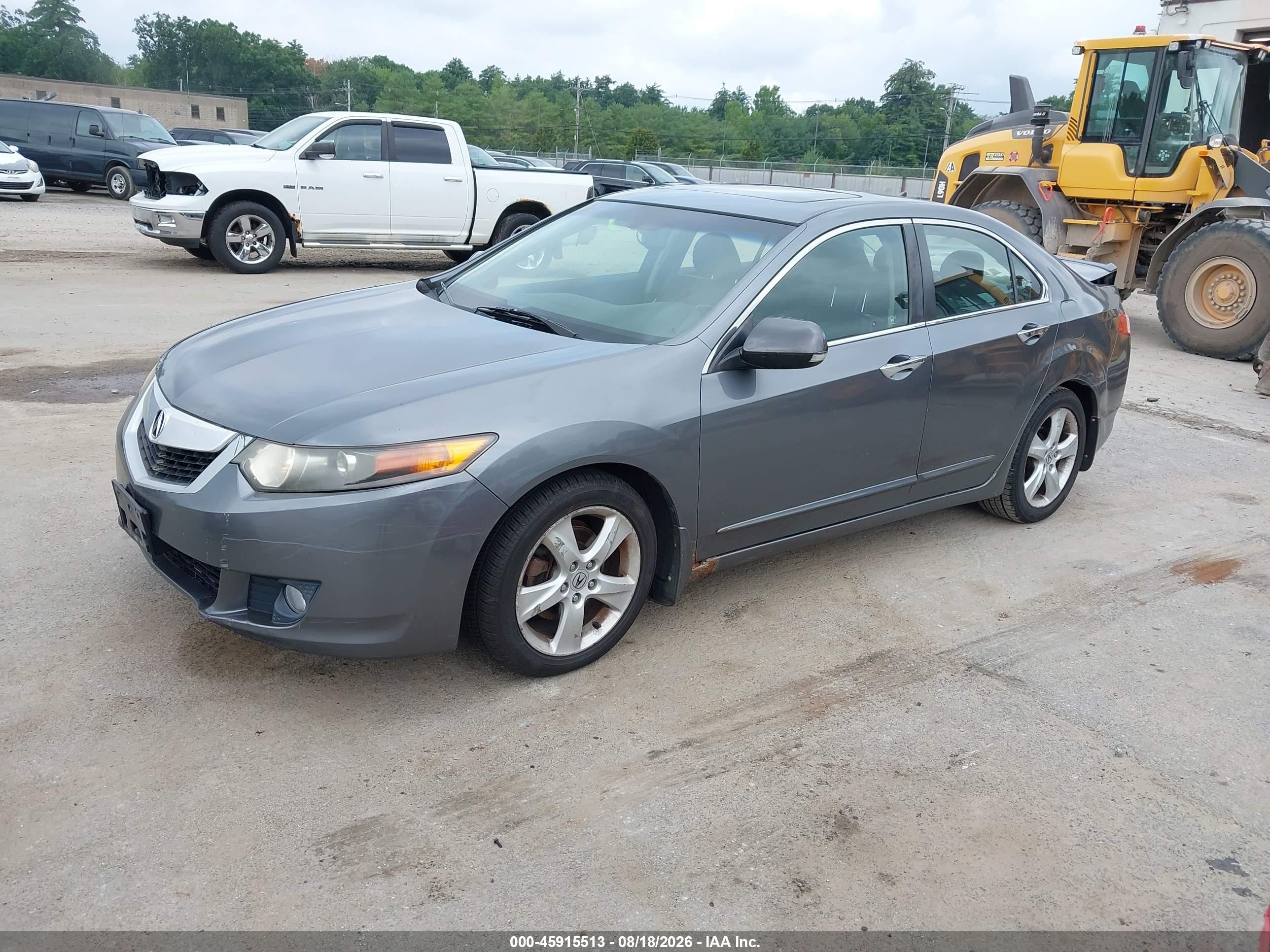 2009 Acura Tsx   Gray vin: JH4CU26629C029356