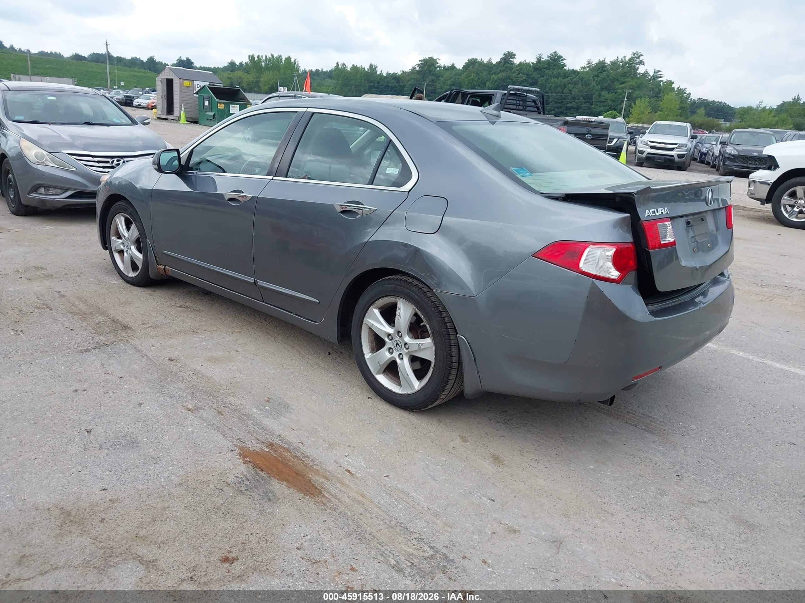 2009 Acura Tsx   Gray vin: JH4CU26629C029356