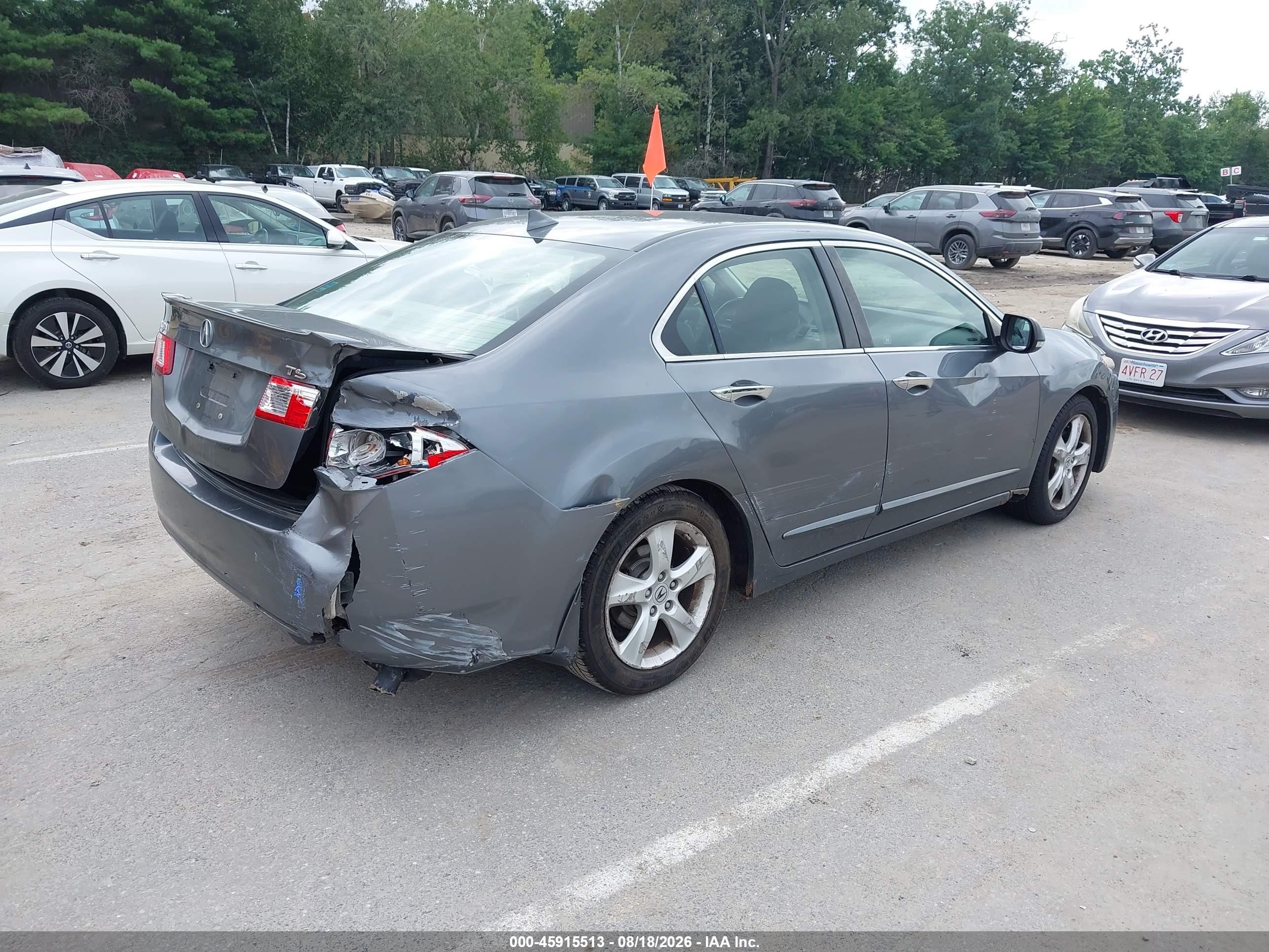 2009 Acura Tsx   Gray vin: JH4CU26629C029356