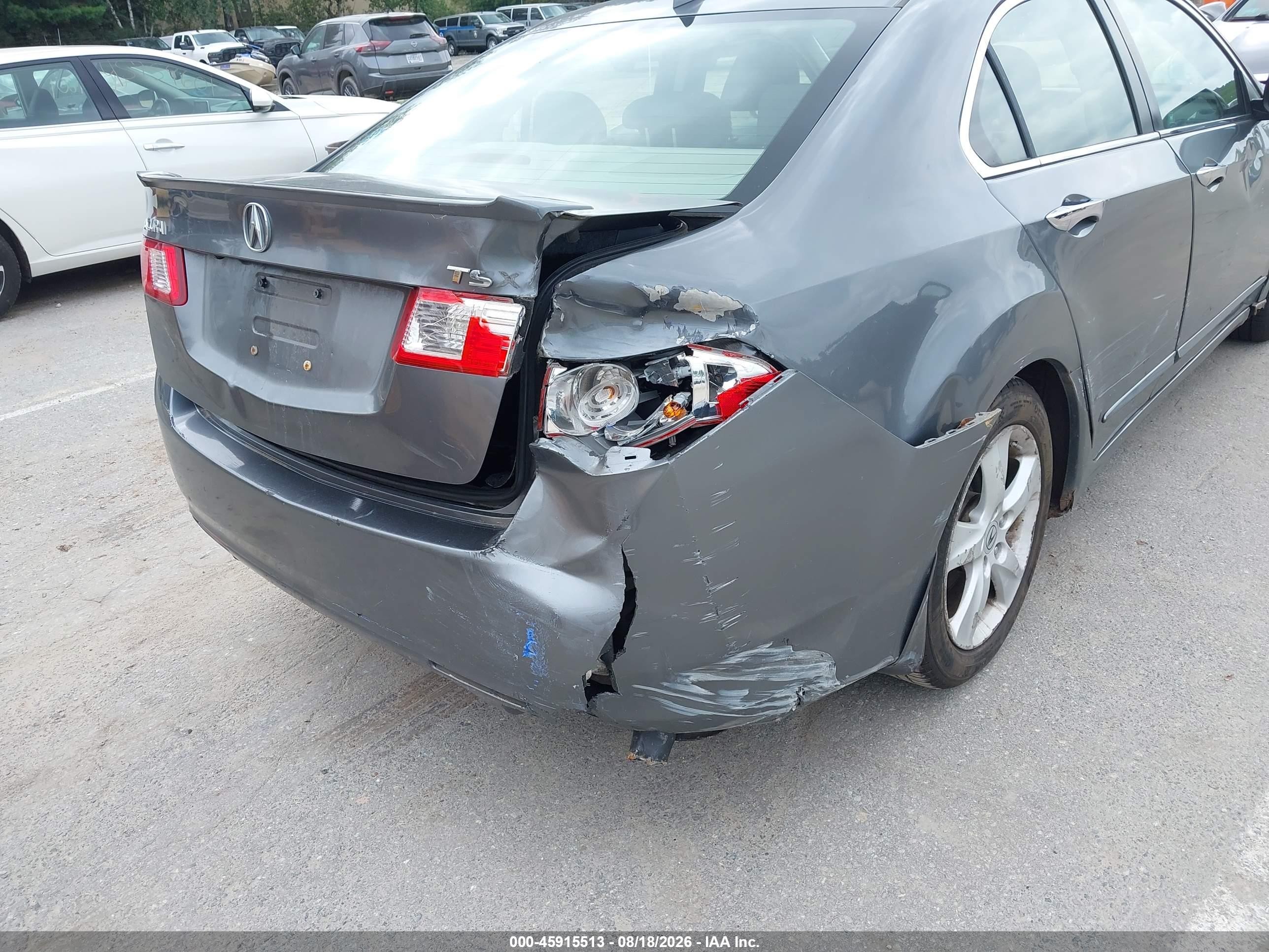 2009 Acura Tsx   Gray vin: JH4CU26629C029356