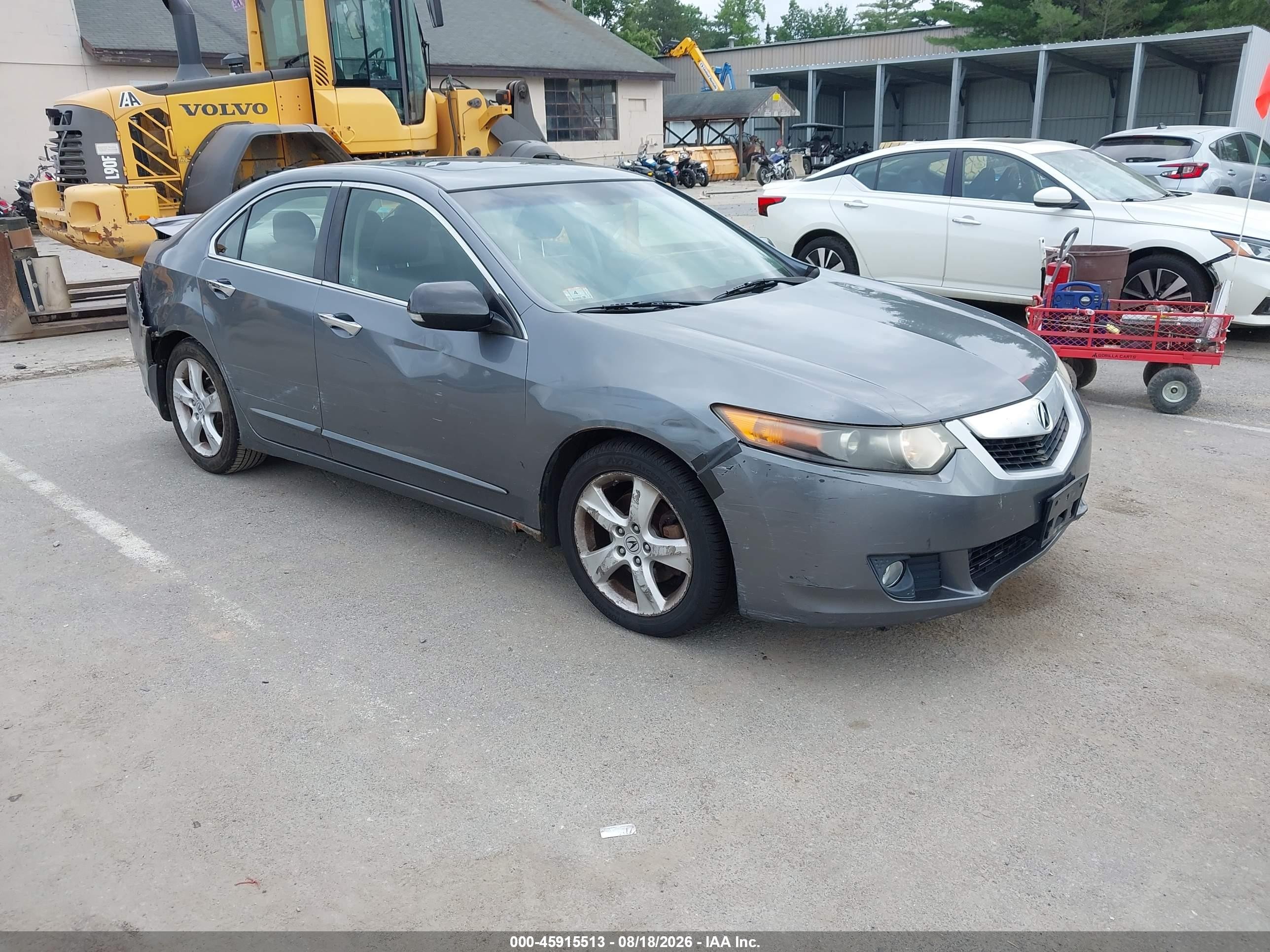 2009 Acura Tsx   Gray vin: JH4CU26629C029356