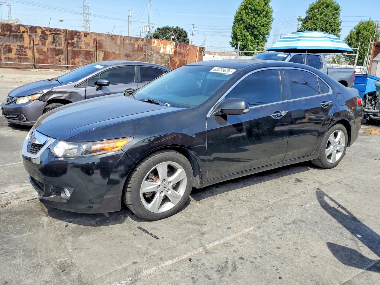 2009 Acura Tsx Black vin: JH4CU26629C034671